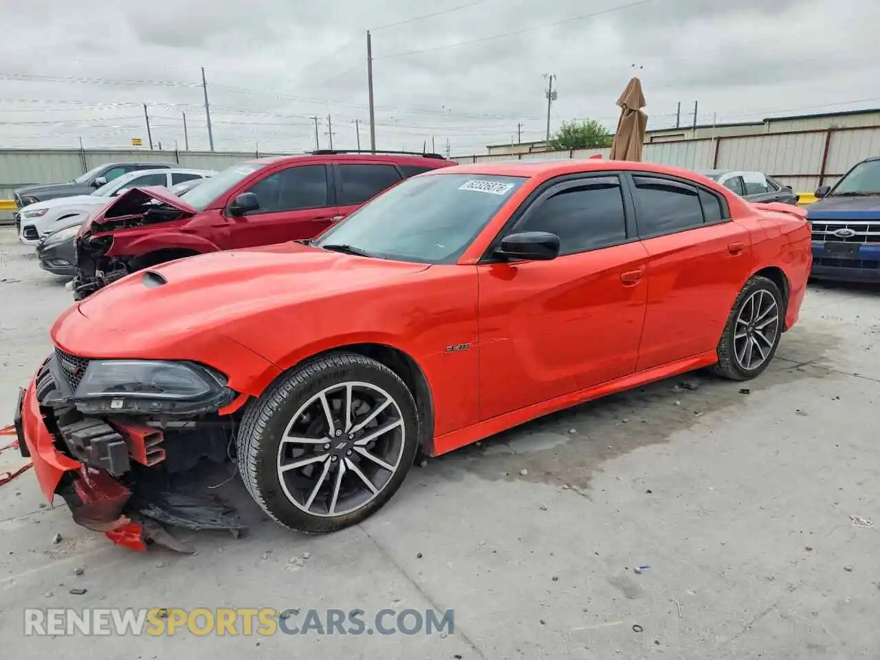 1 Photograph of a damaged car 2C3CDXCT7PH504376 DODGE CHARGER 2023