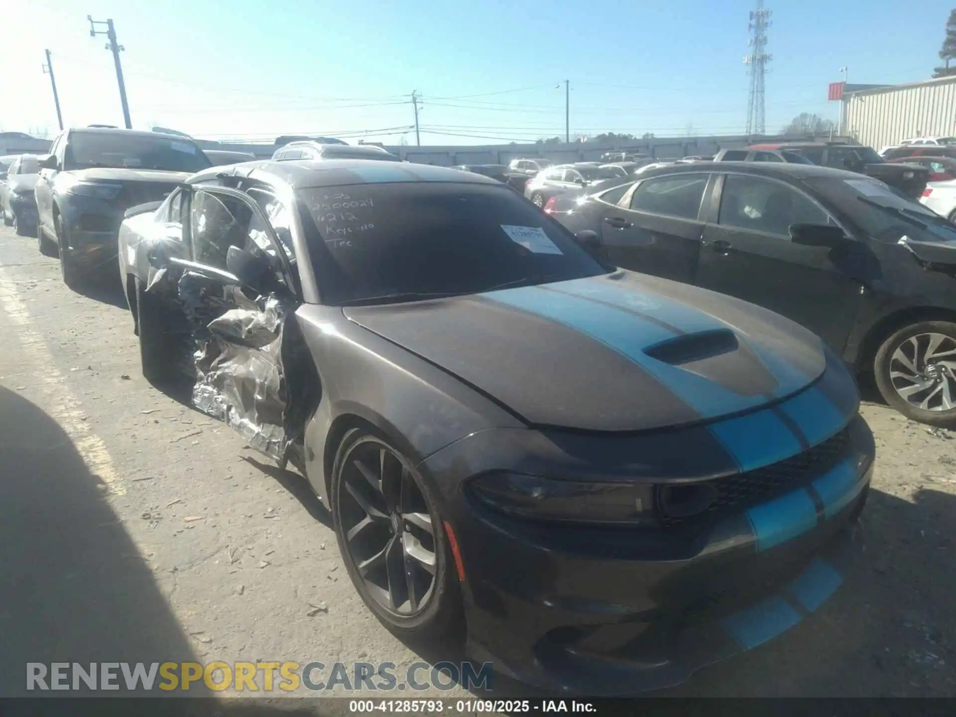 1 Photograph of a damaged car 2C3CDXCT7PH576212 DODGE CHARGER 2023