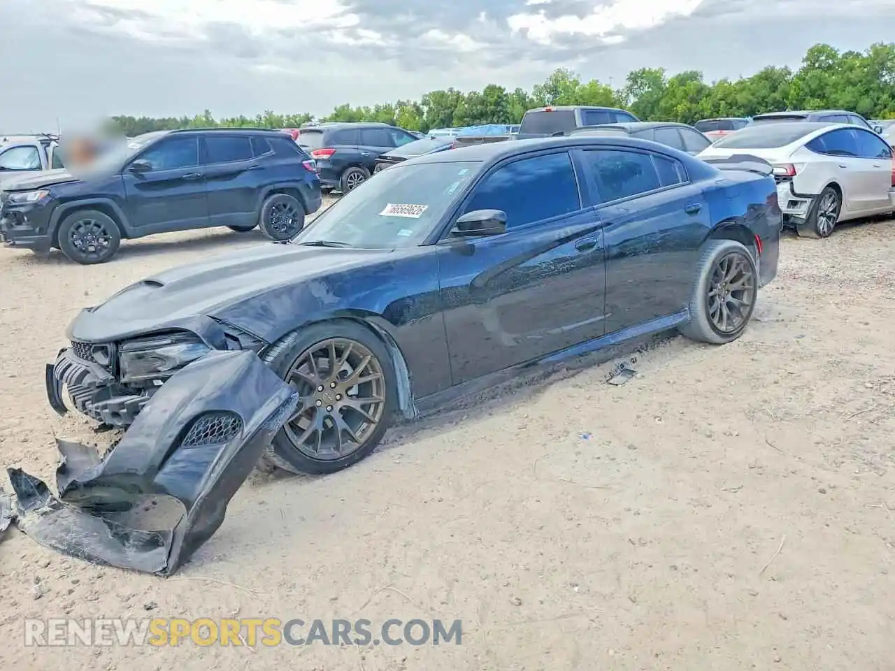 1 Photograph of a damaged car 2C3CDXCT8PH673368 DODGE CHARGER 2023