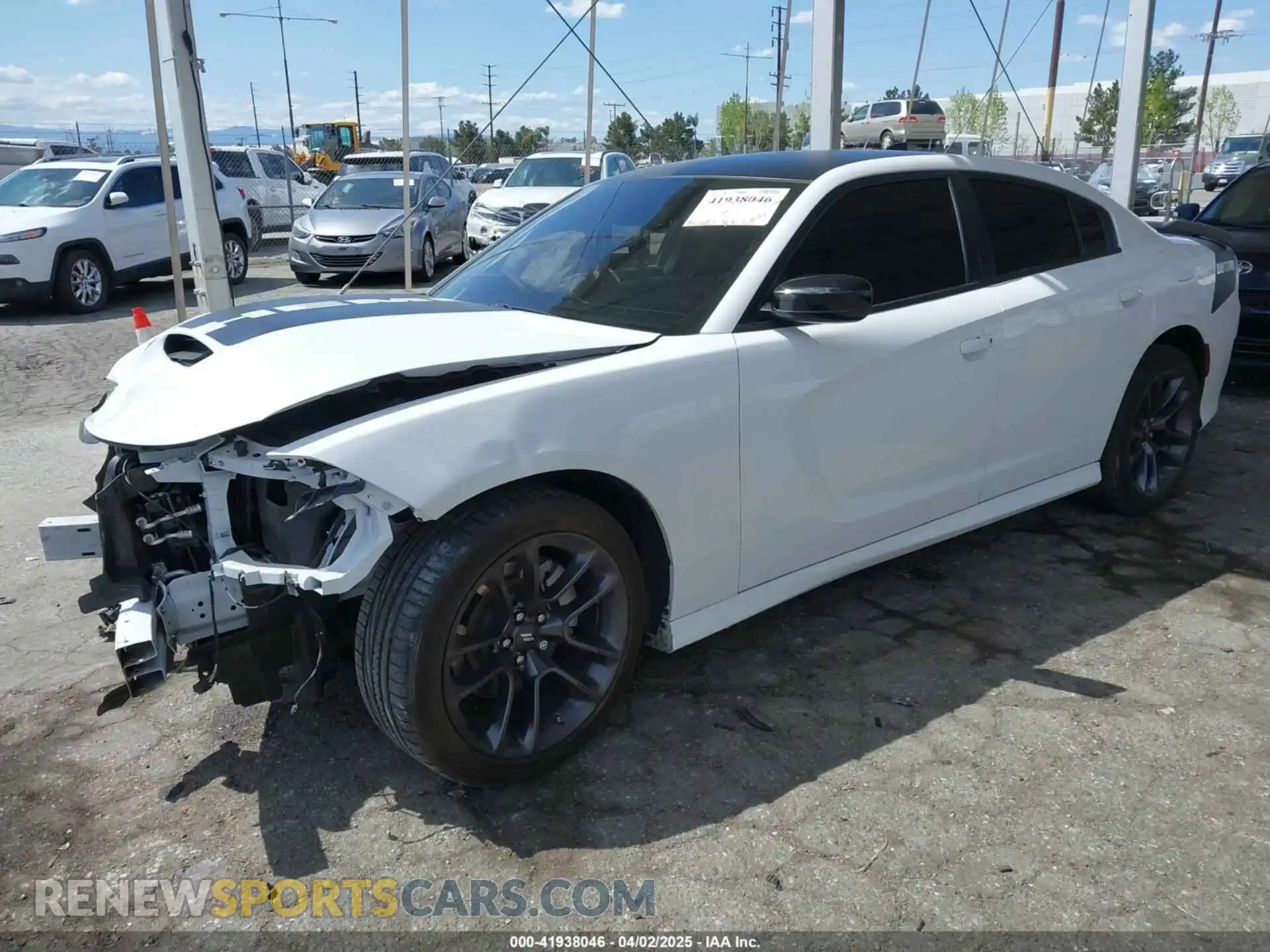 2 Фотография поврежденного автомобиля 2C3CDXCT8PH698142 DODGE CHARGER 2023