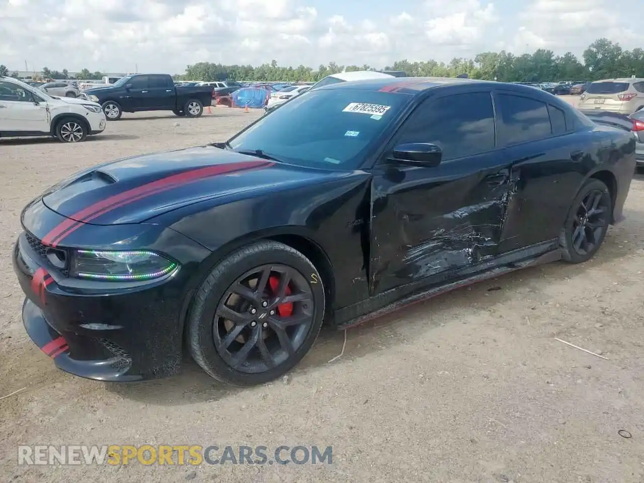 1 Photograph of a damaged car 2C3CDXCT9PH516643 DODGE CHARGER 2023