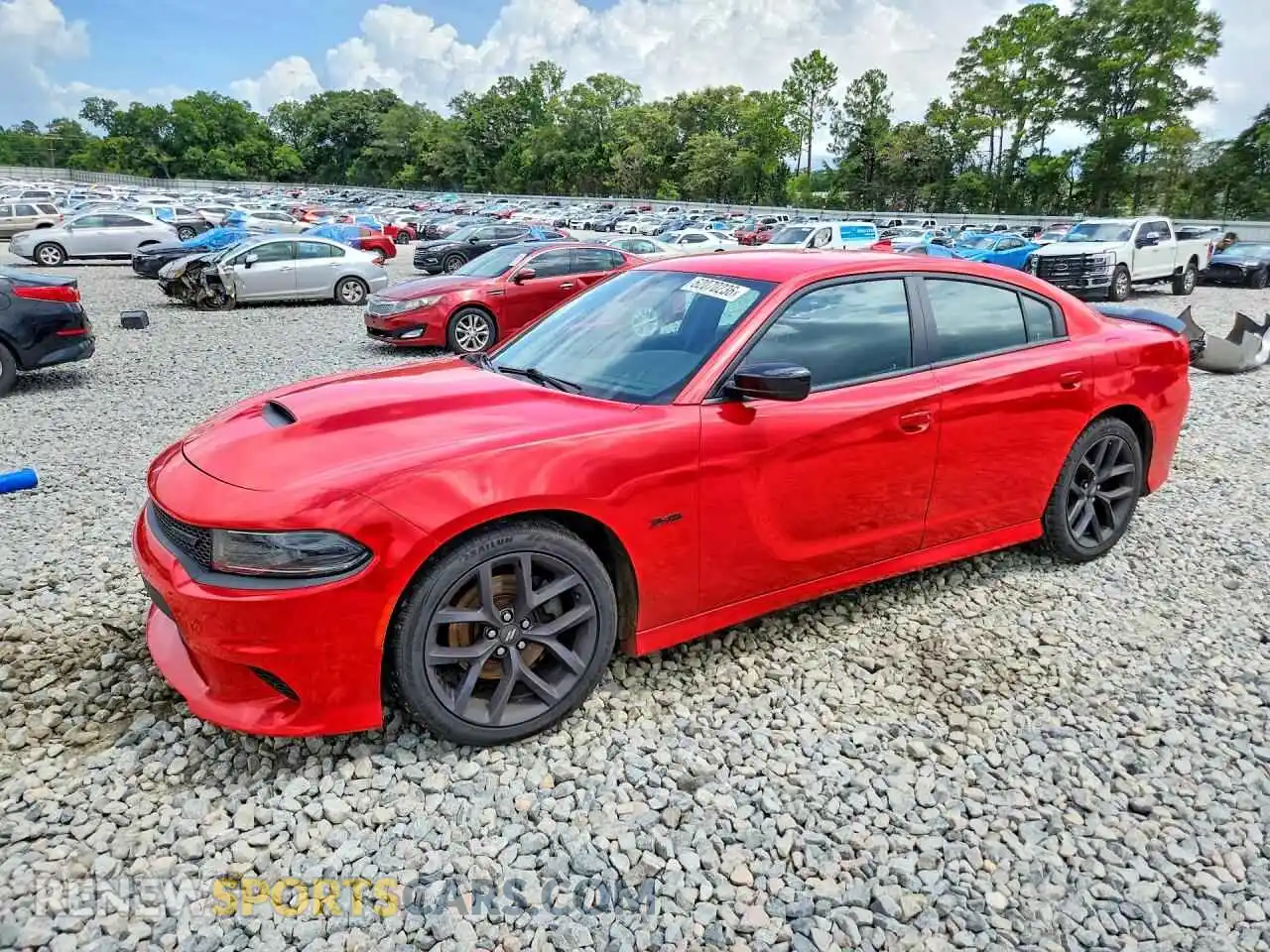 1 Photograph of a damaged car 2C3CDXCT9PH523236 DODGE CHARGER 2023