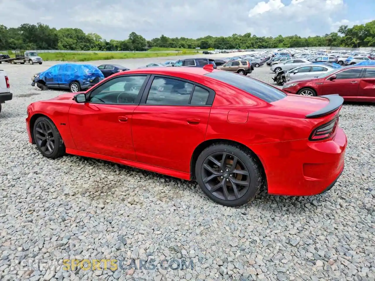 2 Photograph of a damaged car 2C3CDXCT9PH523236 DODGE CHARGER 2023