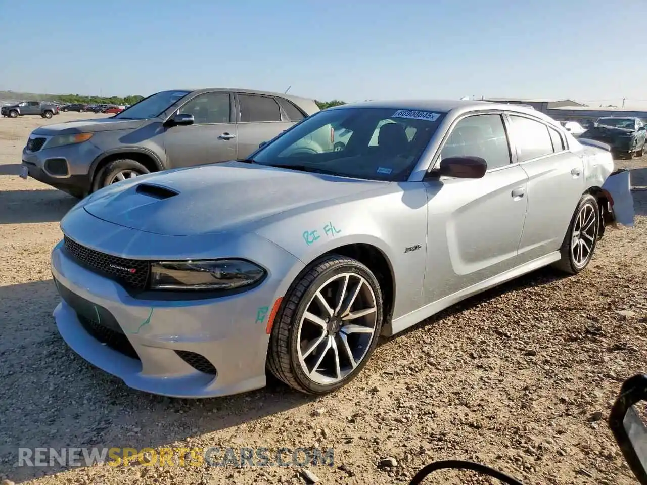 1 Photograph of a damaged car 2C3CDXCTXPH543012 DODGE CHARGER 2023