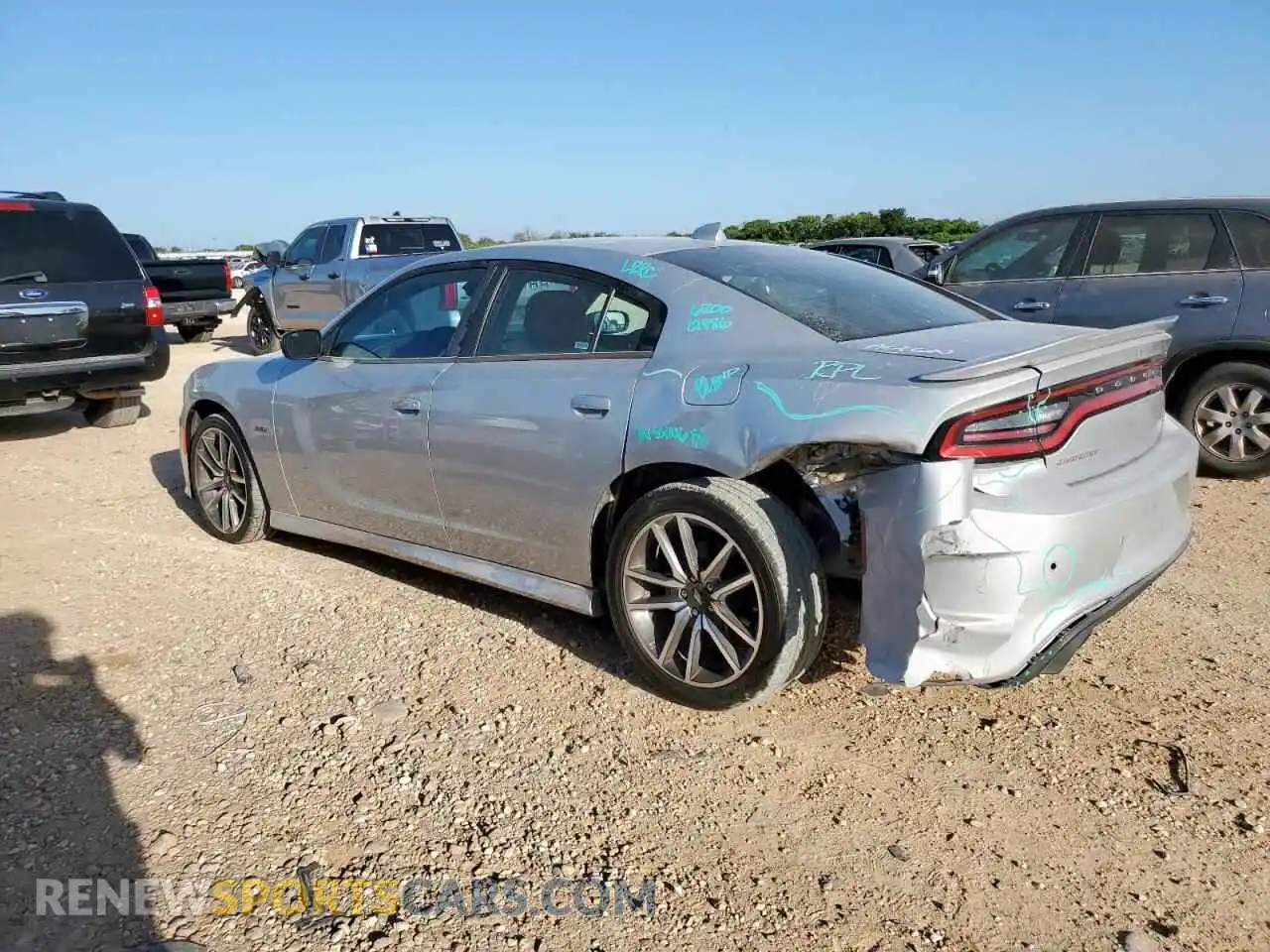2 Photograph of a damaged car 2C3CDXCTXPH543012 DODGE CHARGER 2023