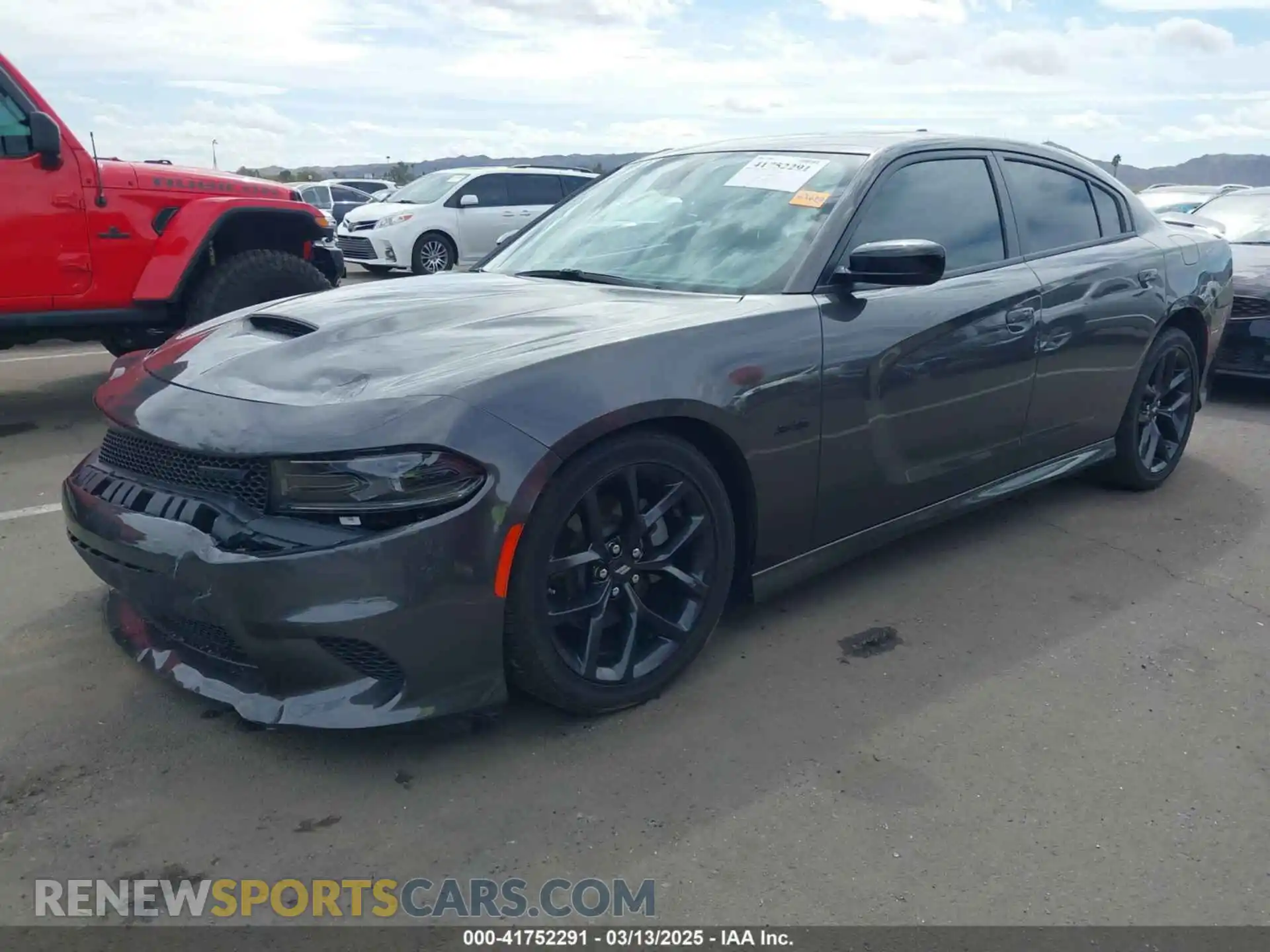 2 Photograph of a damaged car 2C3CDXCTXPH699132 DODGE CHARGER 2023
