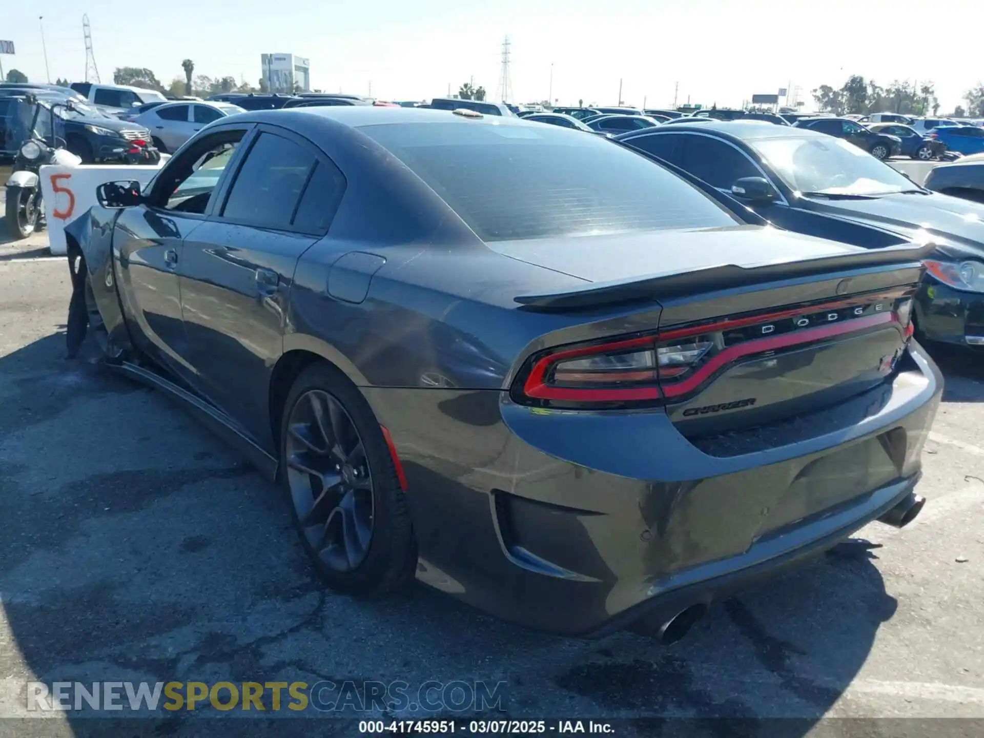 3 Photograph of a damaged car 2C3CDXGJ0PH555775 DODGE CHARGER 2023