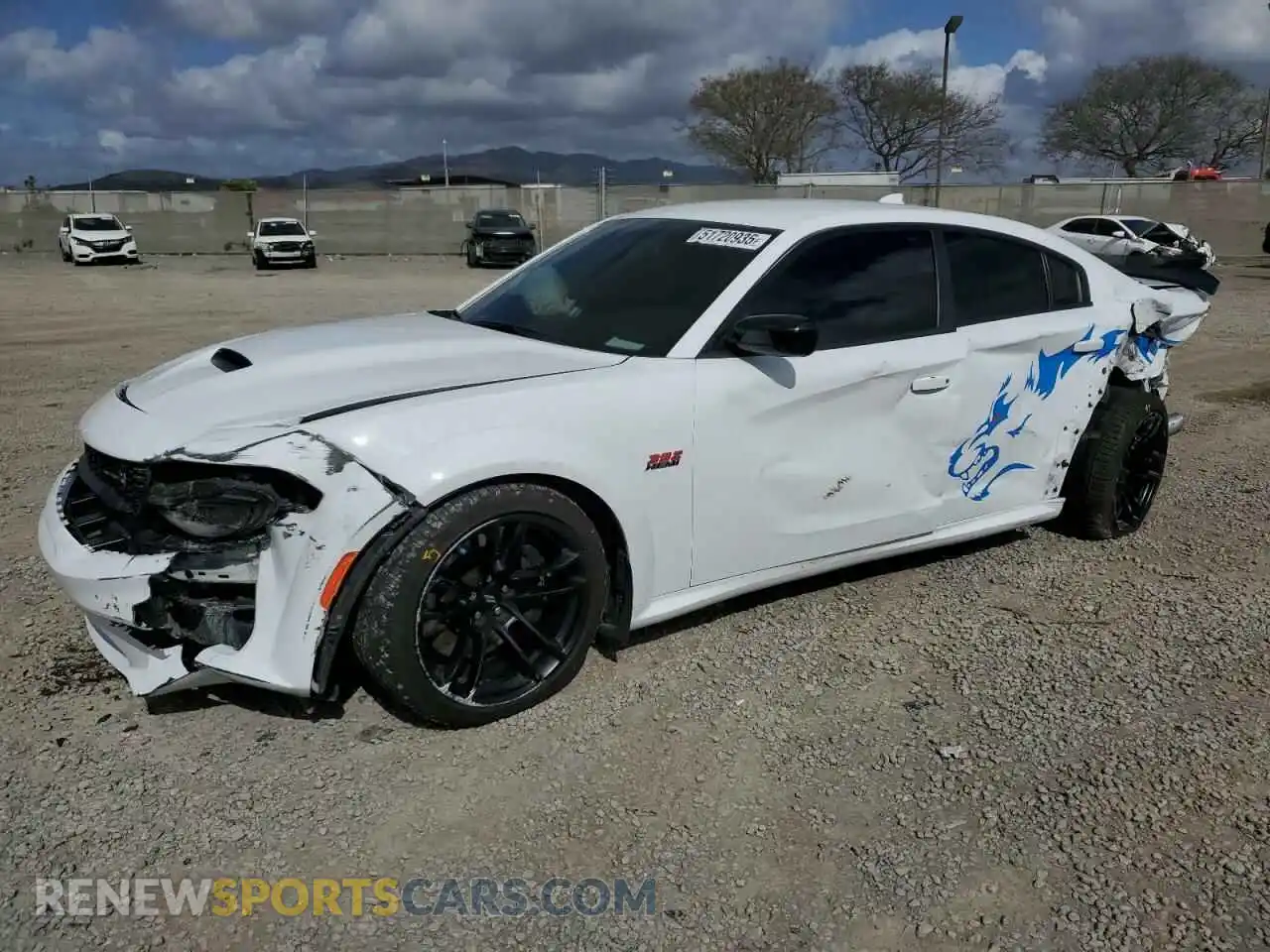 1 Photograph of a damaged car 2C3CDXGJ0PH556845 DODGE CHARGER 2023