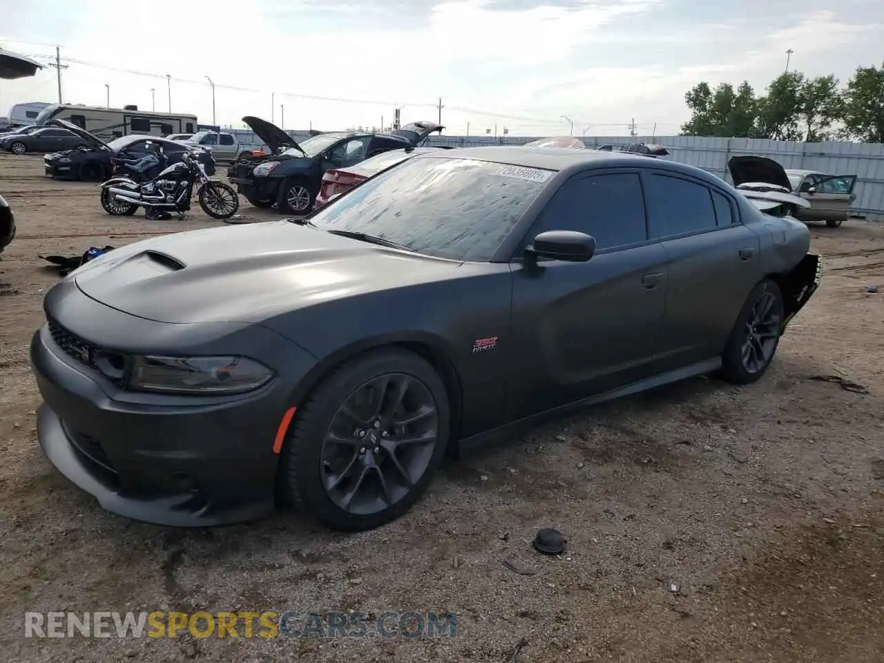 1 Photograph of a damaged car 2C3CDXGJ0PH614291 DODGE CHARGER 2023