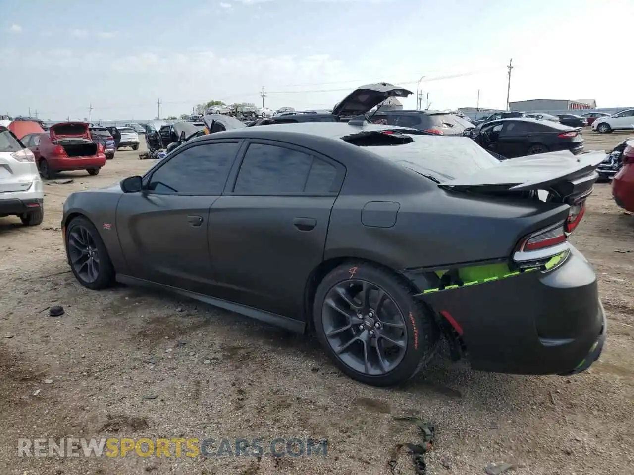 2 Photograph of a damaged car 2C3CDXGJ0PH614291 DODGE CHARGER 2023