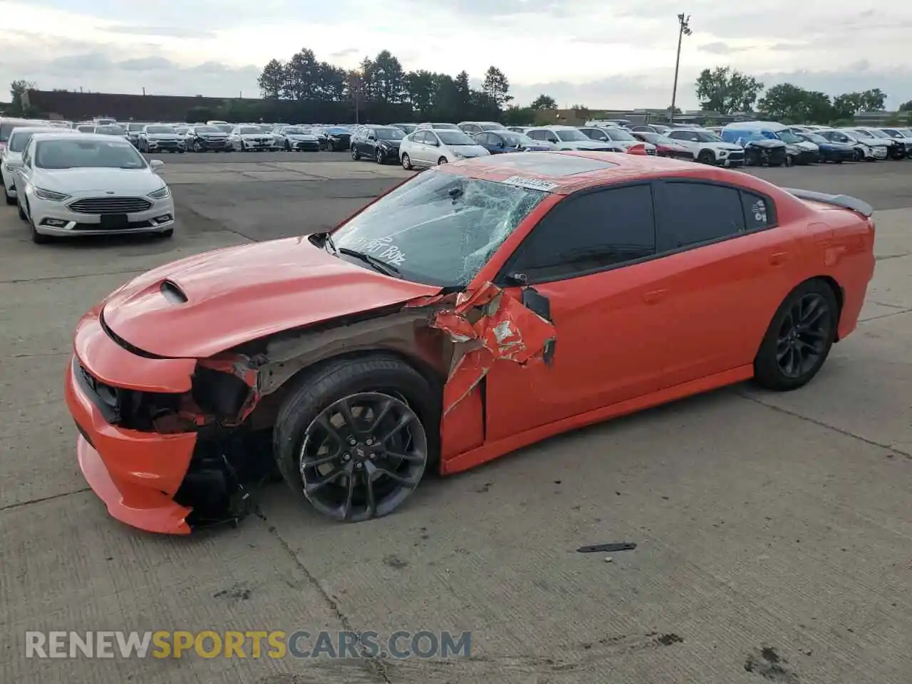 1 Photograph of a damaged car 2C3CDXGJ0PH678668 DODGE CHARGER 2023