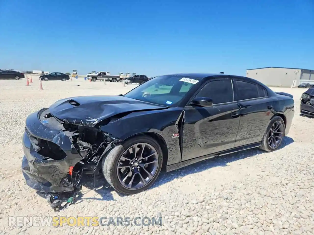 1 Photograph of a damaged car 2C3CDXGJ0PH701852 DODGE CHARGER 2023