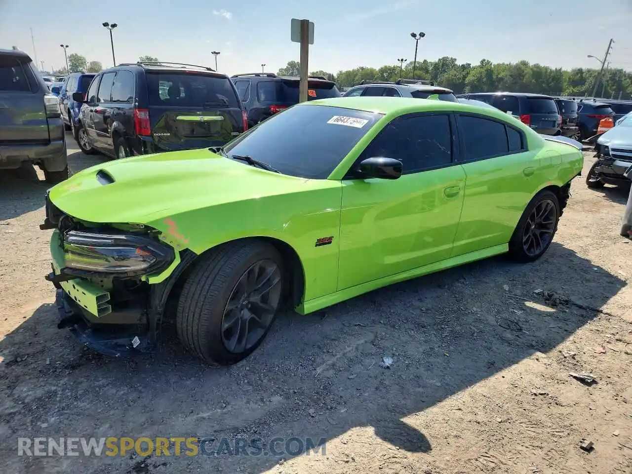1 fotografías del automóvil dañado 2C3CDXGJ1PH533882 DODGE CHARGER 2023