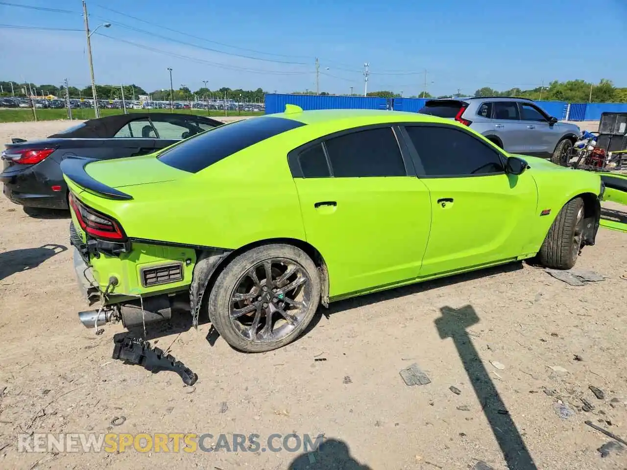 3 fotografías del automóvil dañado 2C3CDXGJ1PH533882 DODGE CHARGER 2023