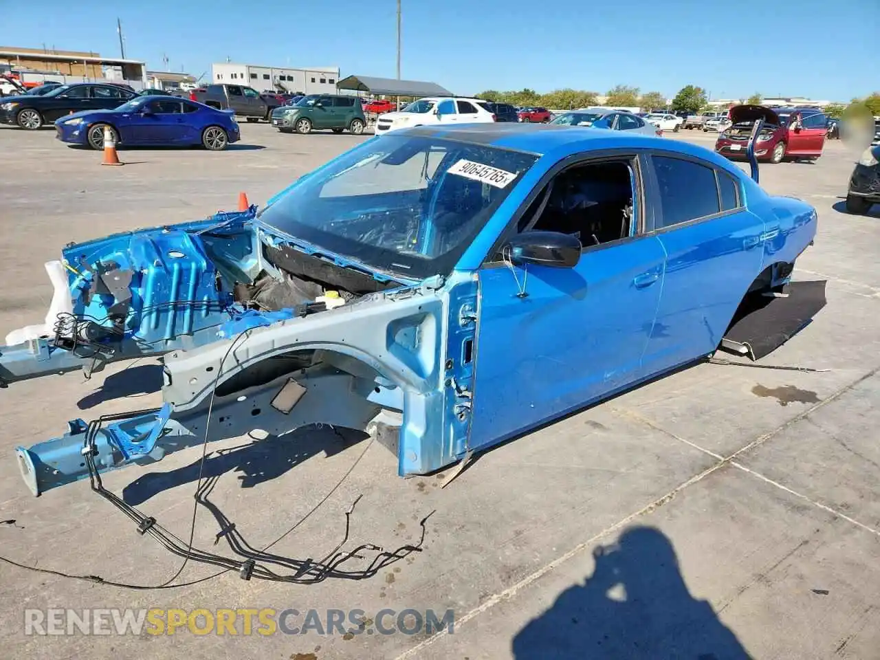 1 Photograph of a damaged car 2C3CDXGJ1PH631486 DODGE CHARGER 2023