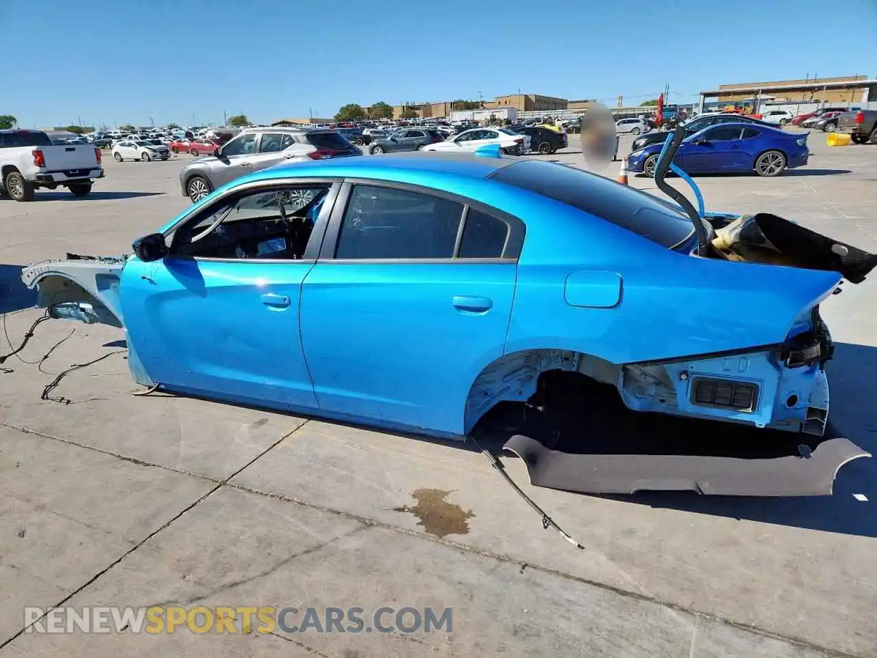 2 Photograph of a damaged car 2C3CDXGJ1PH631486 DODGE CHARGER 2023