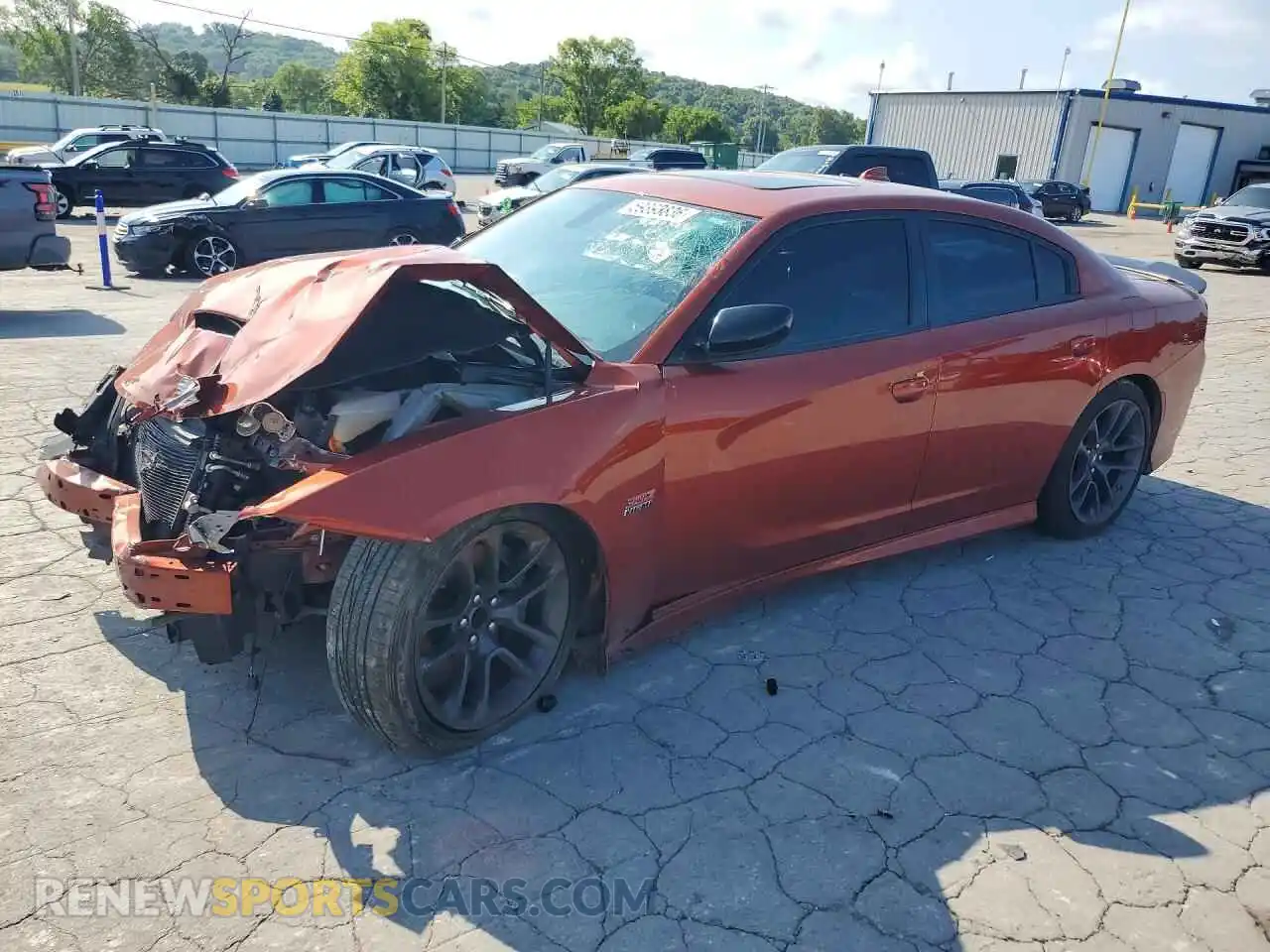 1 Photograph of a damaged car 2C3CDXGJ2PH619475 DODGE CHARGER 2023
