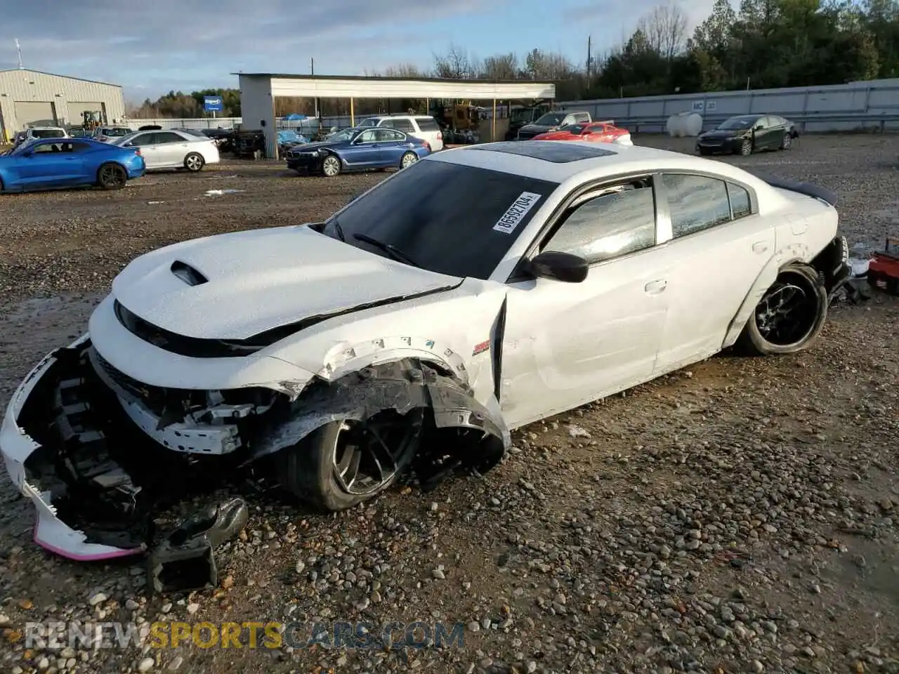 1 Photograph of a damaged car 2C3CDXGJ3PH612373 DODGE CHARGER 2023