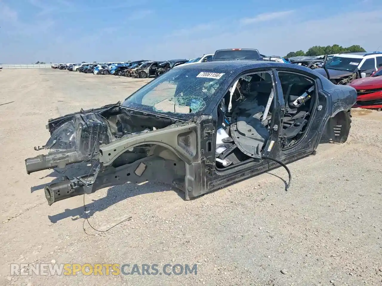 1 Photograph of a damaged car 2C3CDXGJ3PH622868 DODGE CHARGER 2023