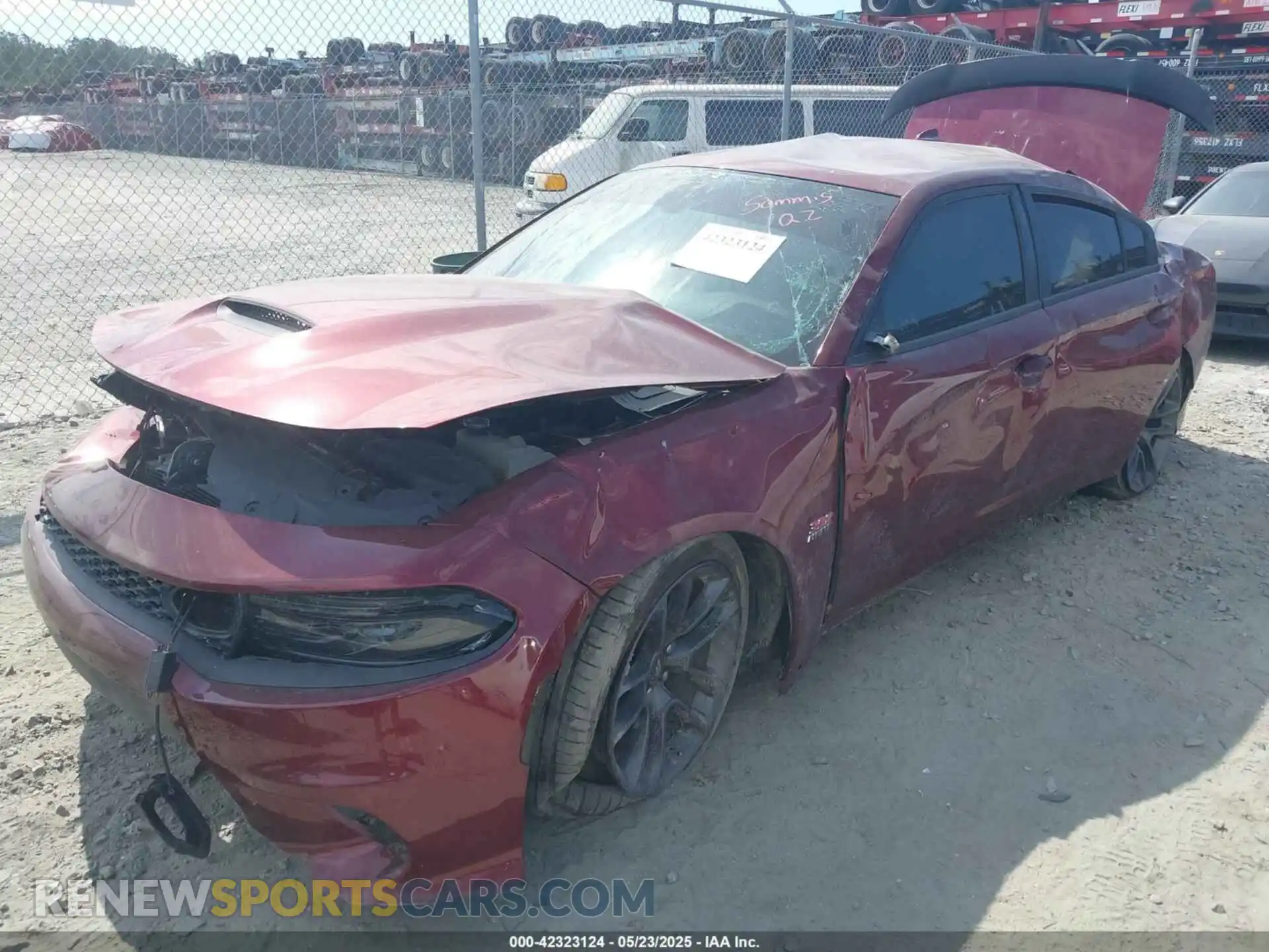 2 Photograph of a damaged car 2C3CDXGJ3PH672928 DODGE CHARGER 2023