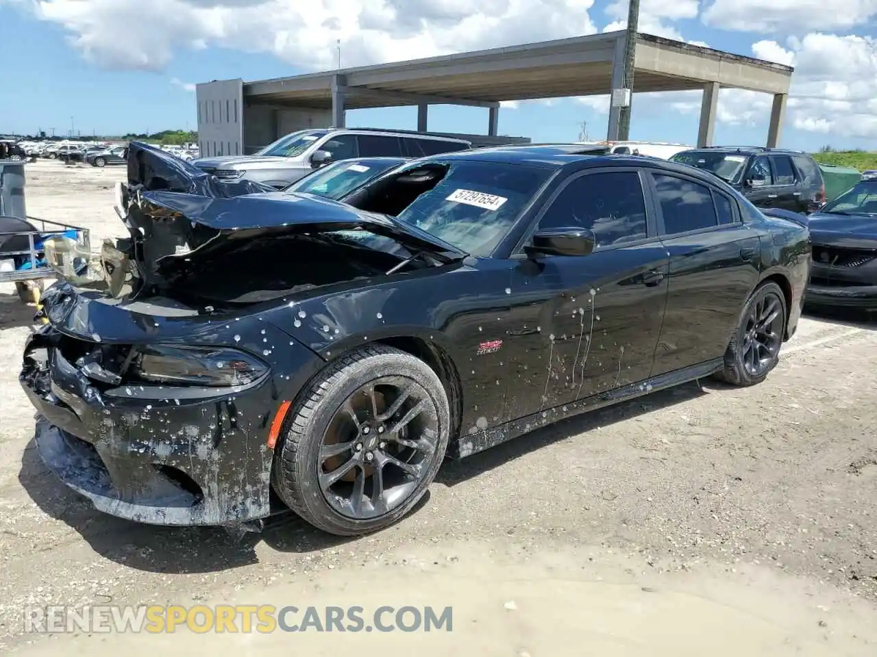1 Photograph of a damaged car 2C3CDXGJ4PH540440 DODGE CHARGER 2023