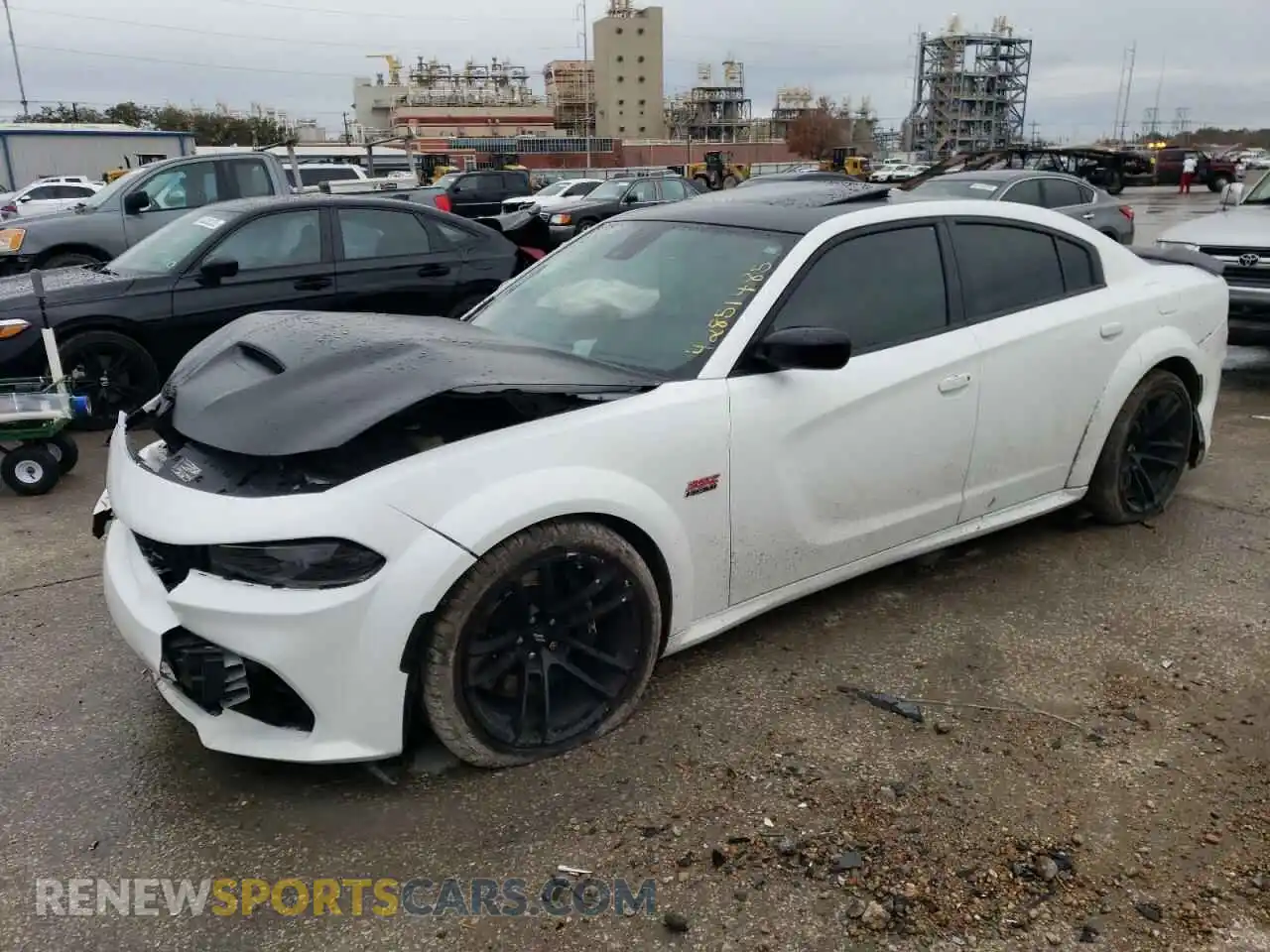 1 Photograph of a damaged car 2C3CDXGJ4PH547923 DODGE CHARGER 2023