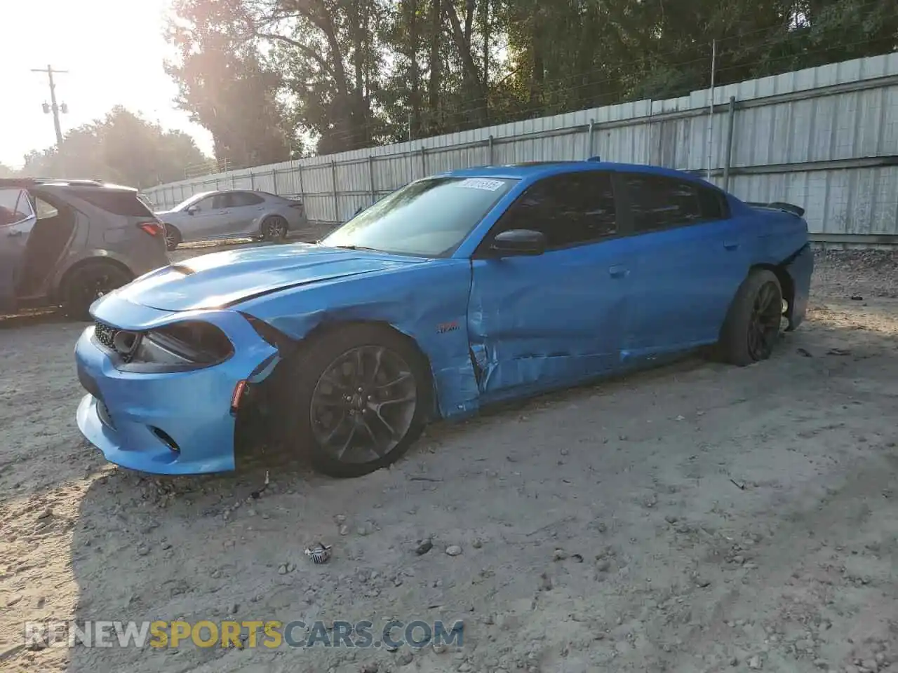 1 Photograph of a damaged car 2C3CDXGJ4PH557710 DODGE CHARGER 2023