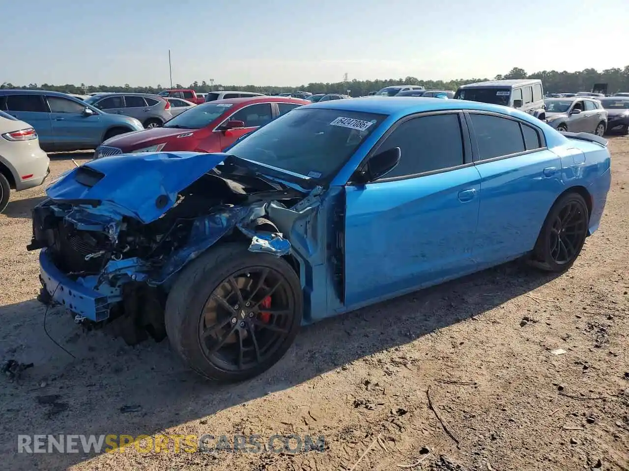 1 Photograph of a damaged car 2C3CDXGJ4PH606632 DODGE CHARGER 2023