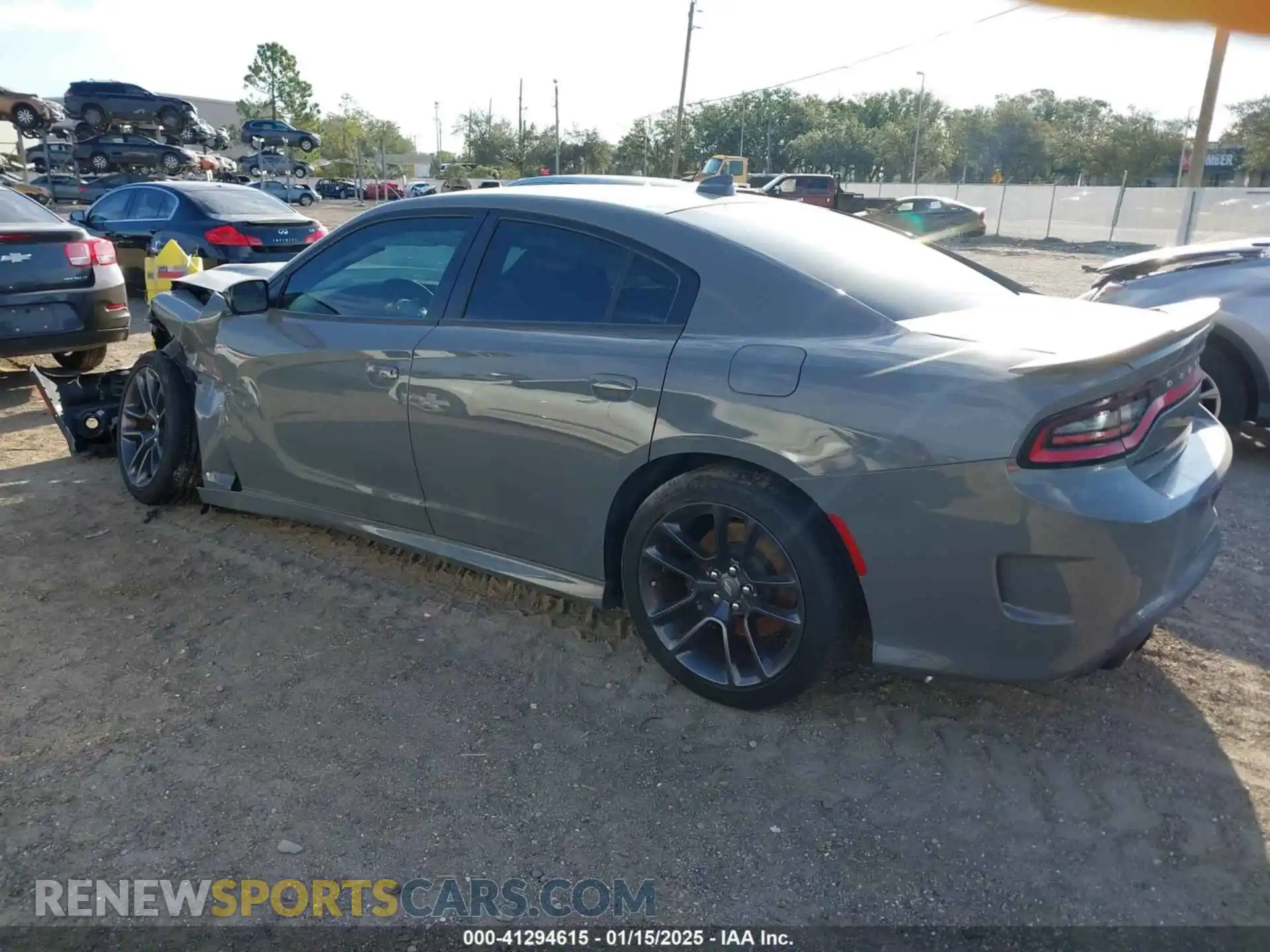 3 fotografías del automóvil dañado 2C3CDXGJ4PH613466 DODGE CHARGER 2023