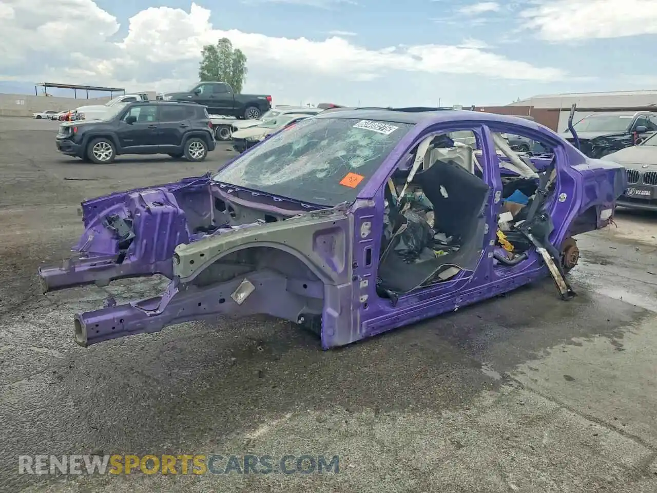 1 Photograph of a damaged car 2C3CDXGJ4PH619798 DODGE CHARGER 2023