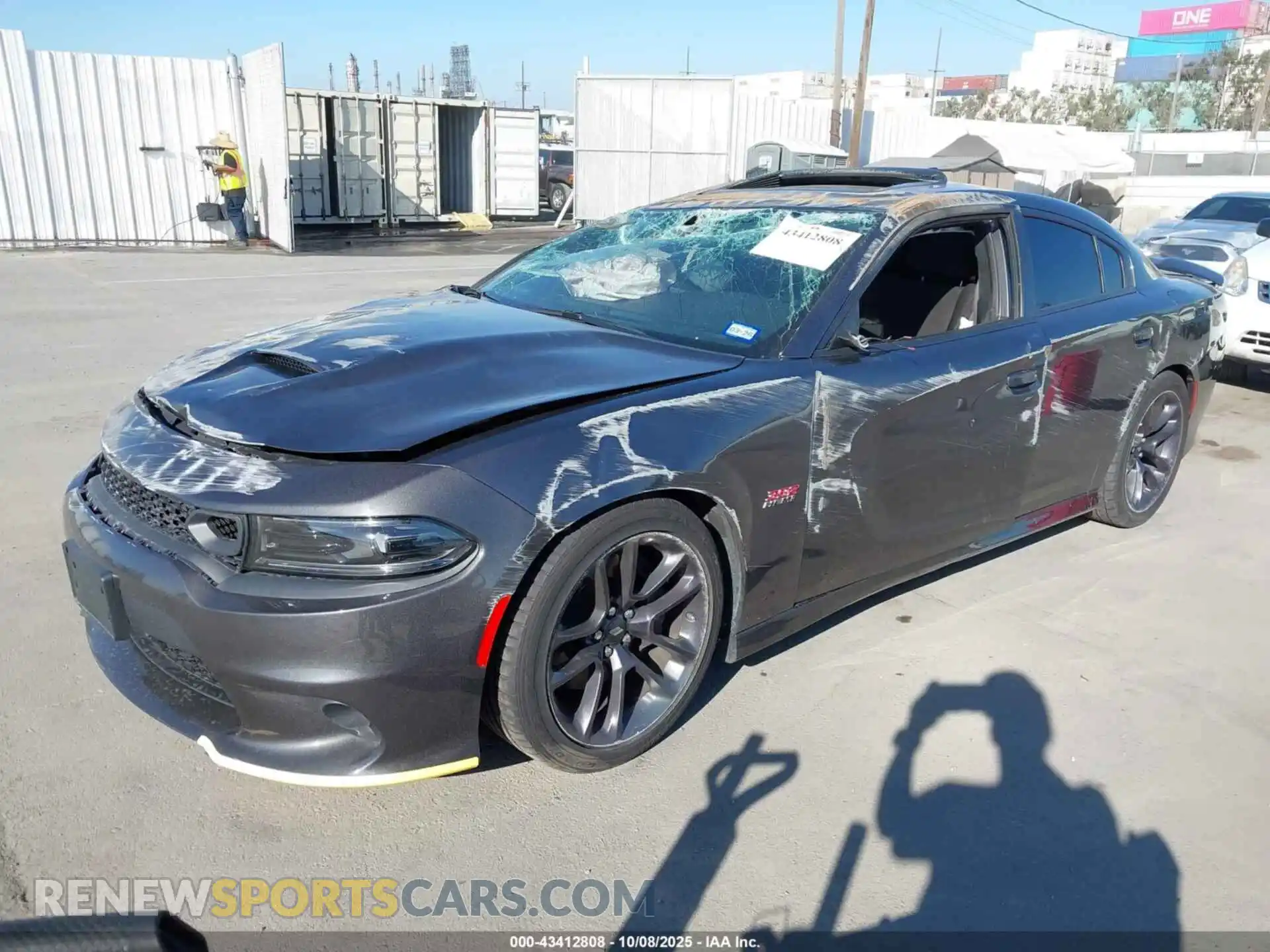 2 Photograph of a damaged car 2C3CDXGJ5PH612116 DODGE CHARGER 2023