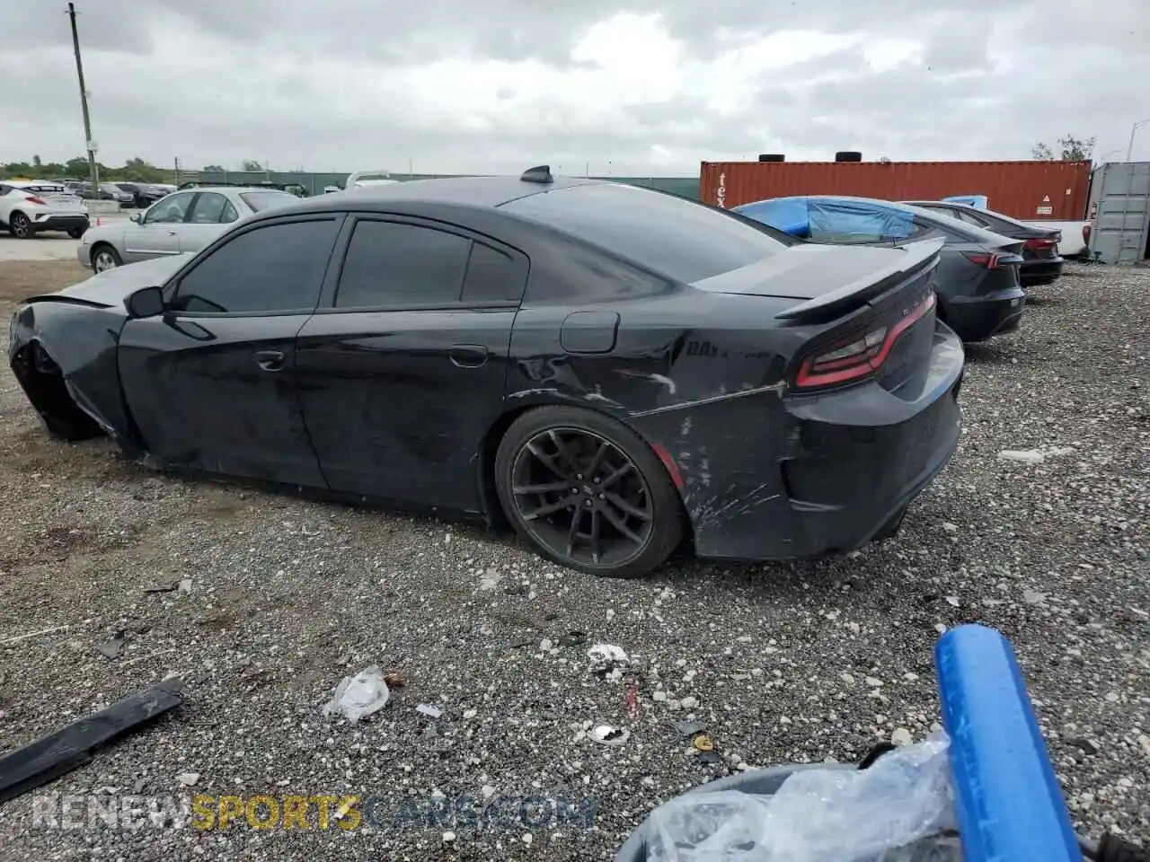 2 Photograph of a damaged car 2C3CDXGJ5PH673448 DODGE CHARGER 2023