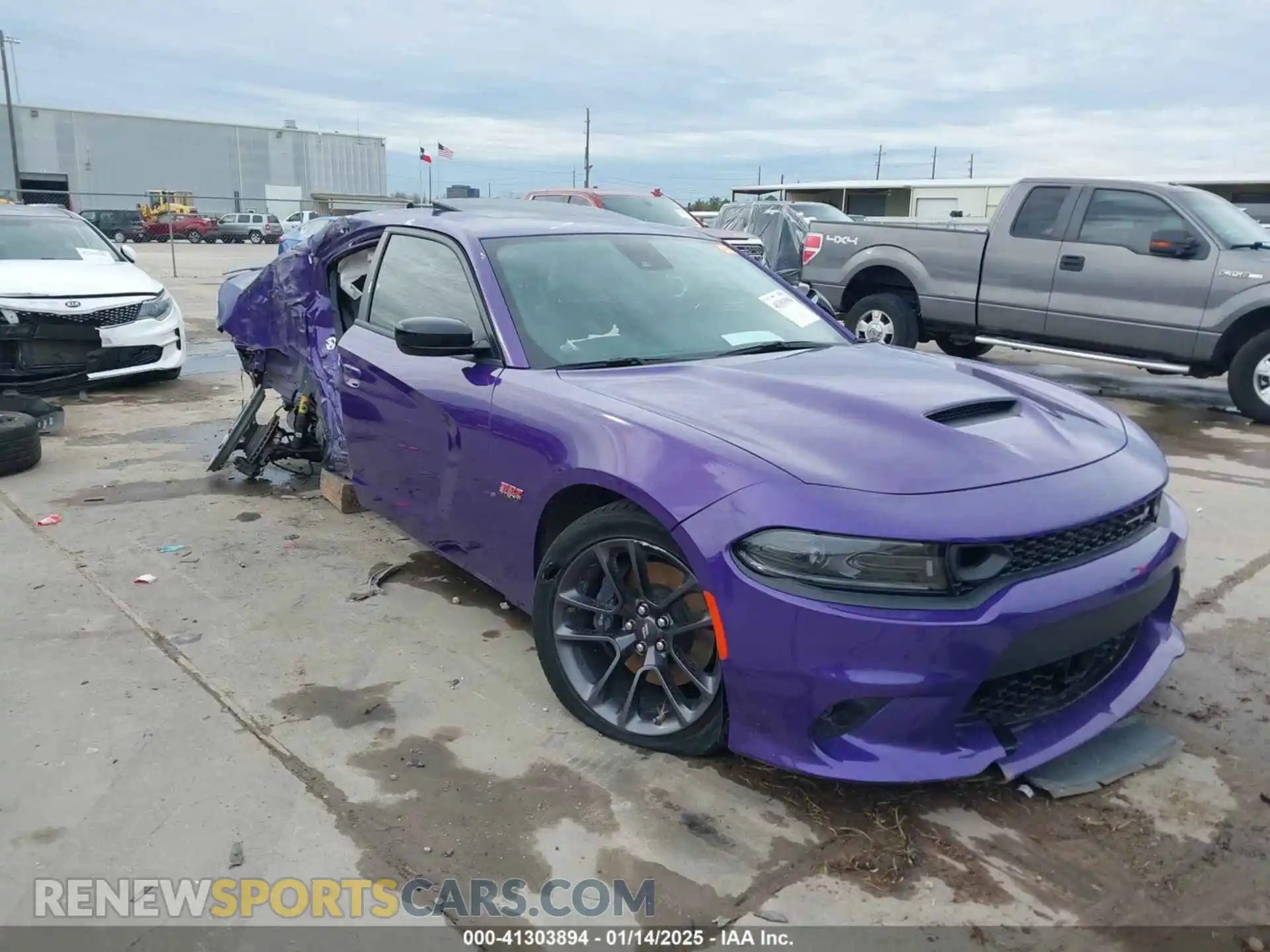 1 Photograph of a damaged car 2C3CDXGJ5PH699595 DODGE CHARGER 2023