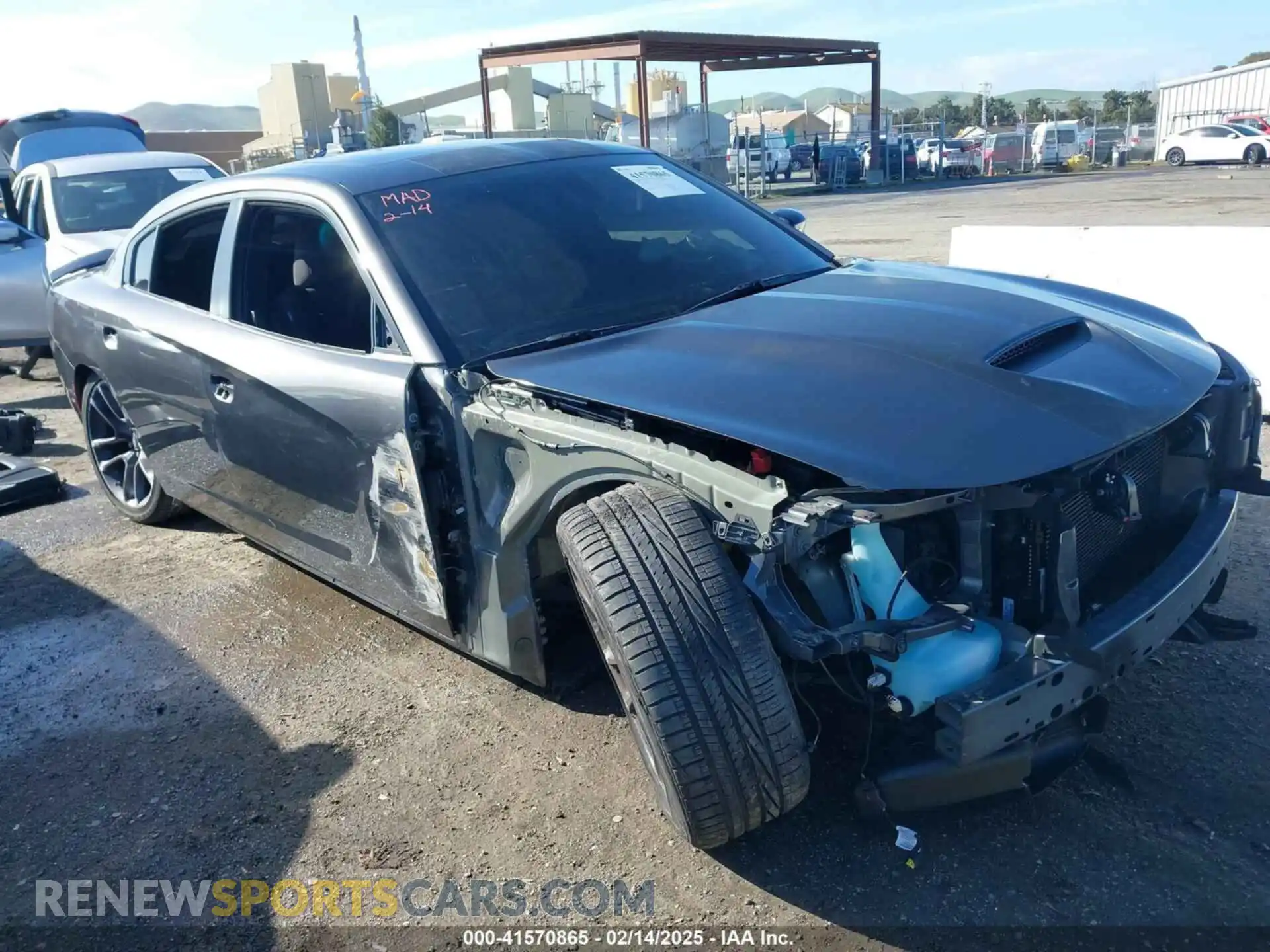 1 Photograph of a damaged car 2C3CDXGJ6PH583967 DODGE CHARGER 2023