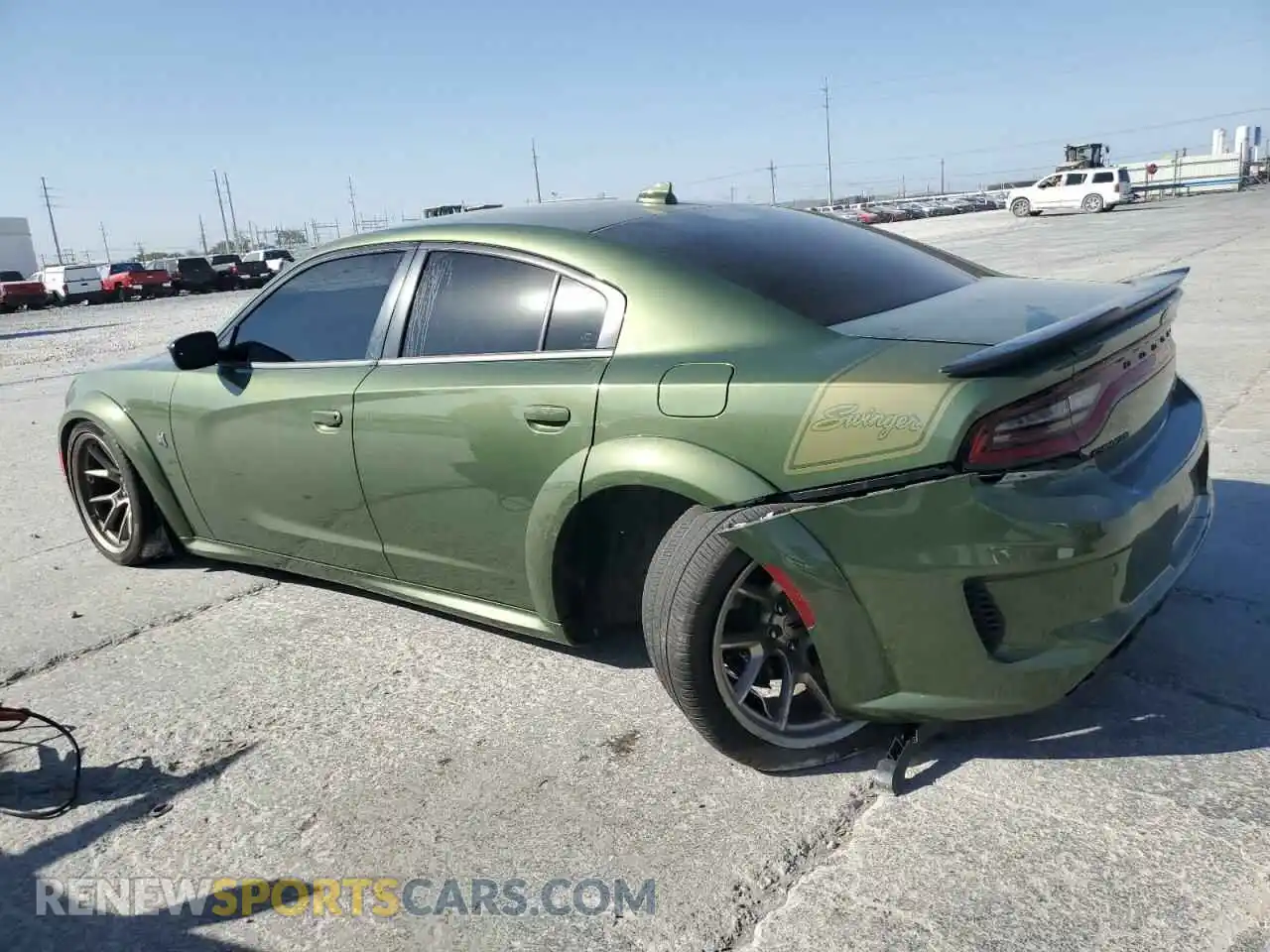 2 fotografías del automóvil dañado 2C3CDXGJ6PH597786 DODGE CHARGER 2023