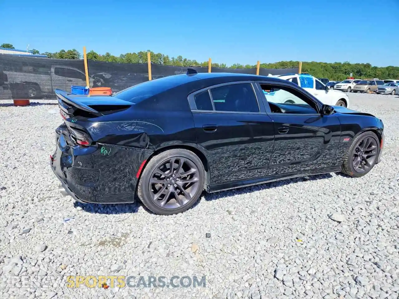 3 fotografías del automóvil dañado 2C3CDXGJ7PH588840 DODGE CHARGER 2023