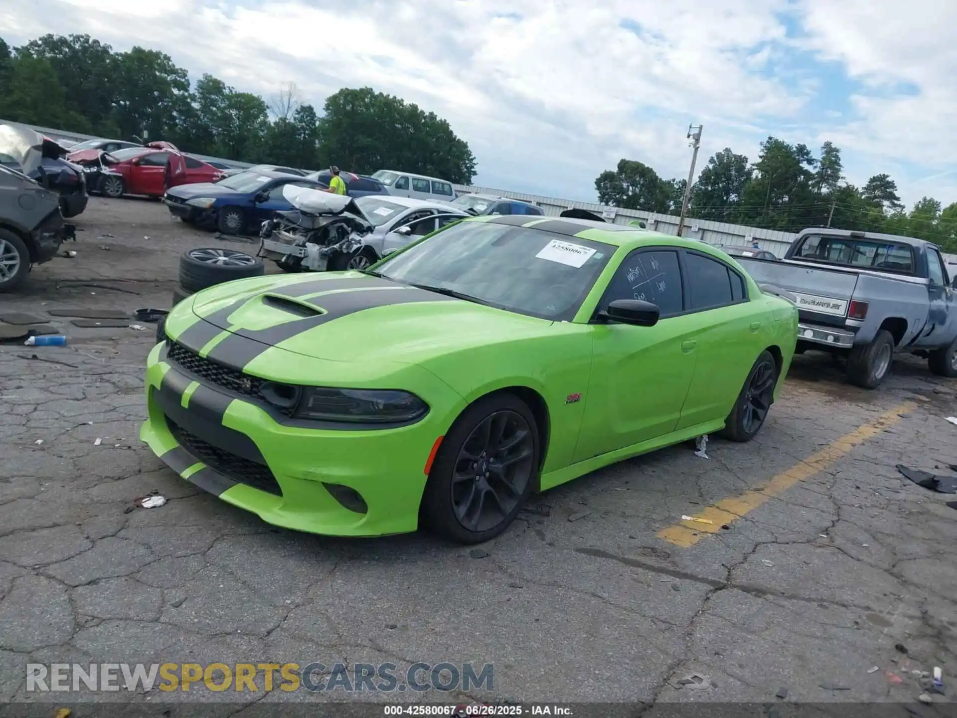 2 Photograph of a damaged car 2C3CDXGJ7PH604048 DODGE CHARGER 2023