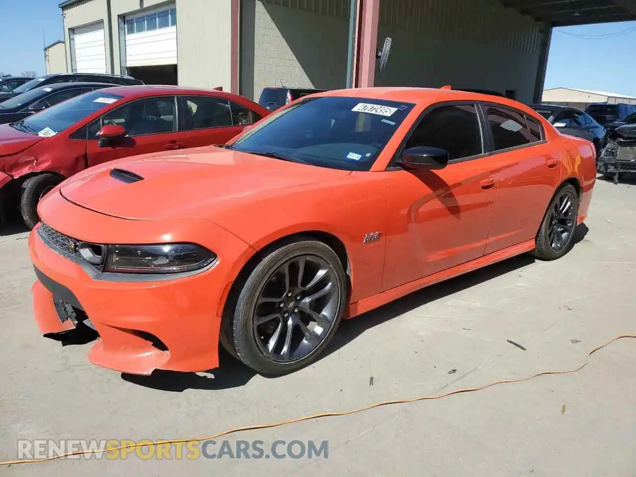 1 Photograph of a damaged car 2C3CDXGJ7PH614224 DODGE CHARGER 2023