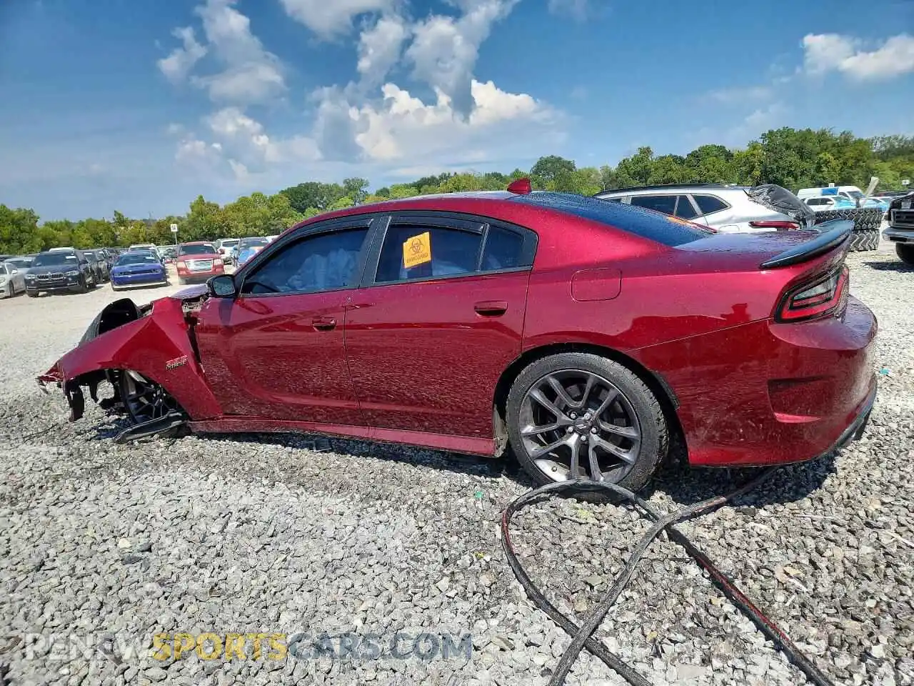 2 Photograph of a damaged car 2C3CDXGJ8PH576325 DODGE CHARGER 2023