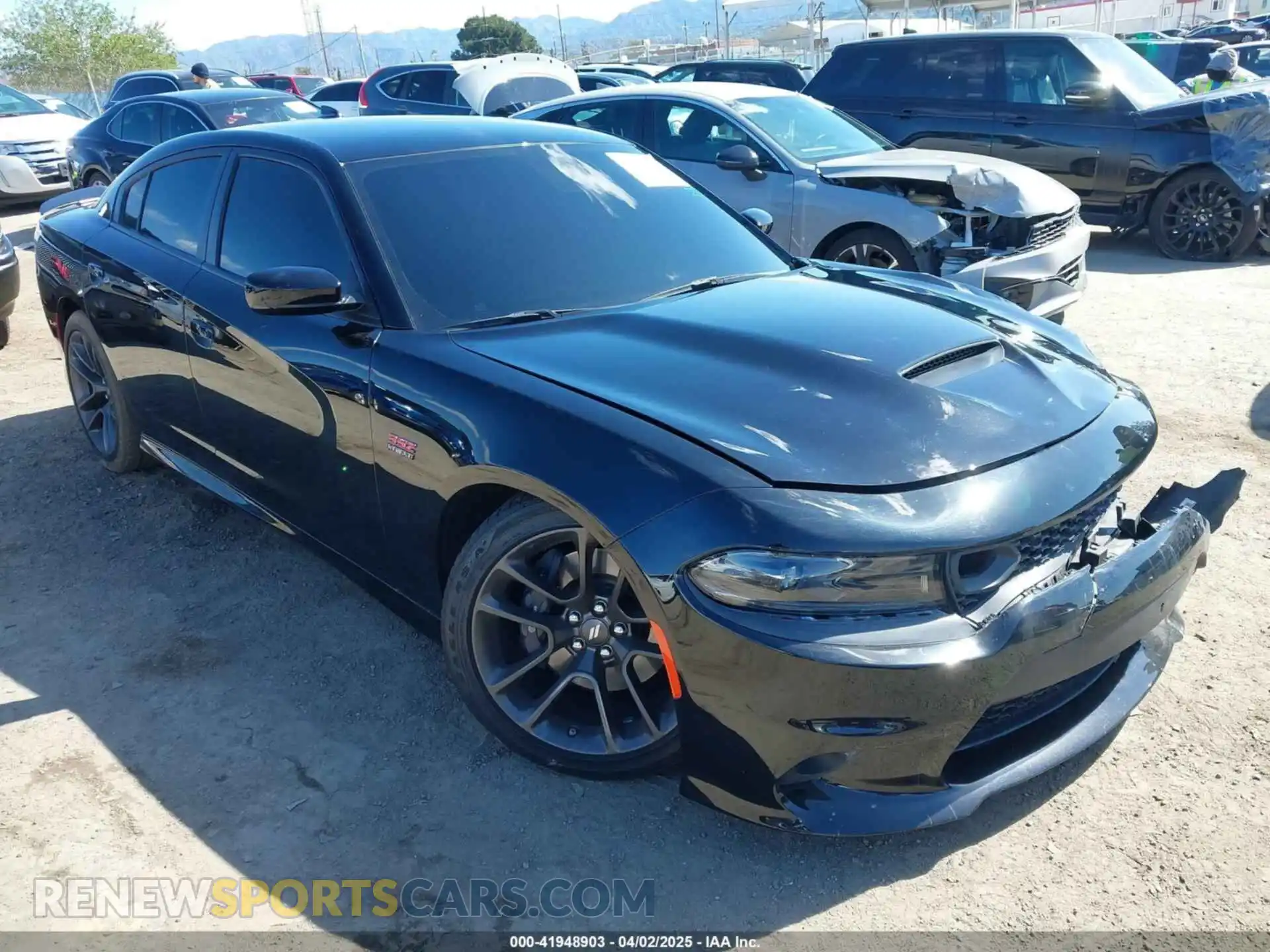 1 Photograph of a damaged car 2C3CDXGJ8PH583646 DODGE CHARGER 2023