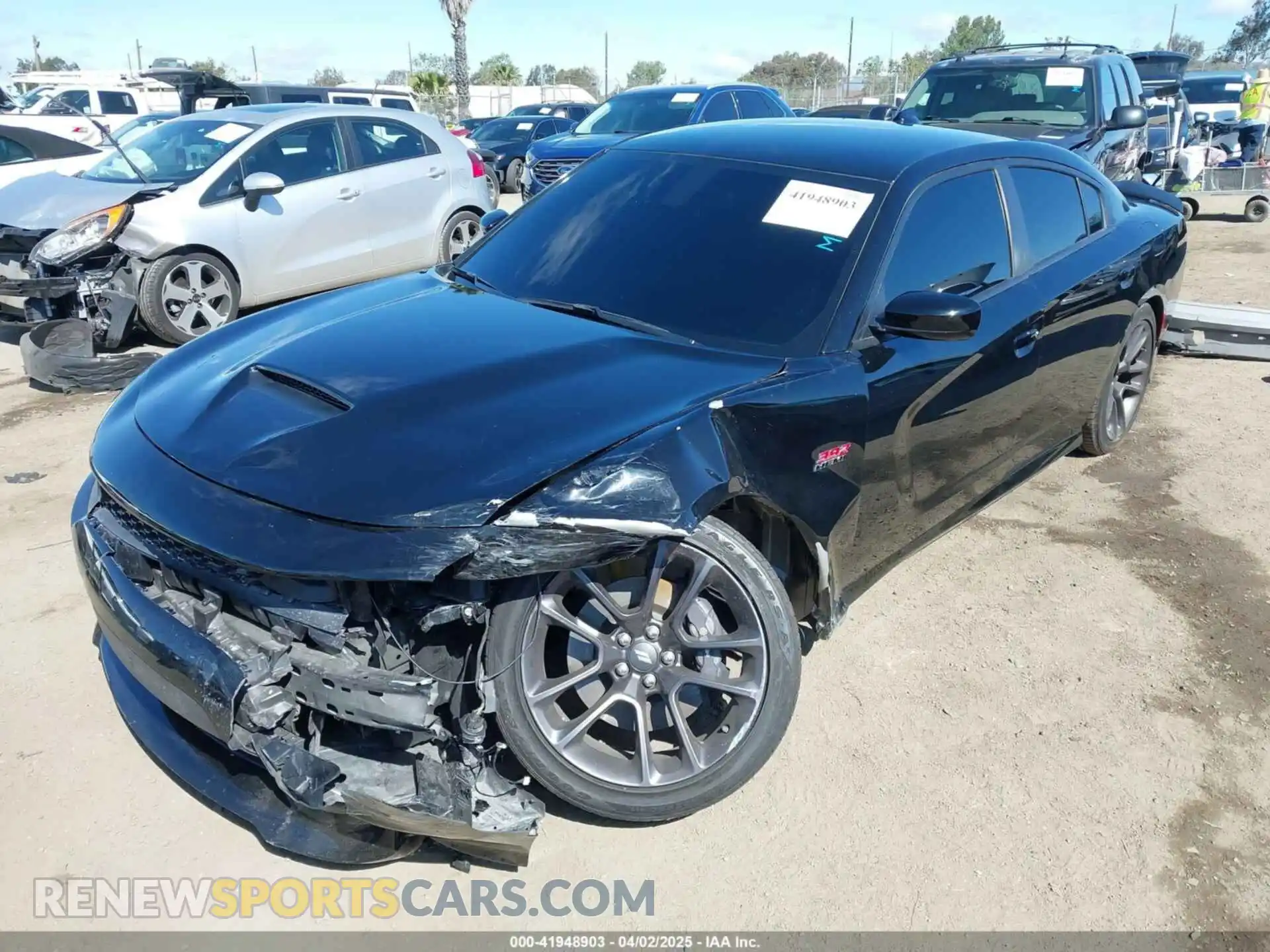 2 Photograph of a damaged car 2C3CDXGJ8PH583646 DODGE CHARGER 2023