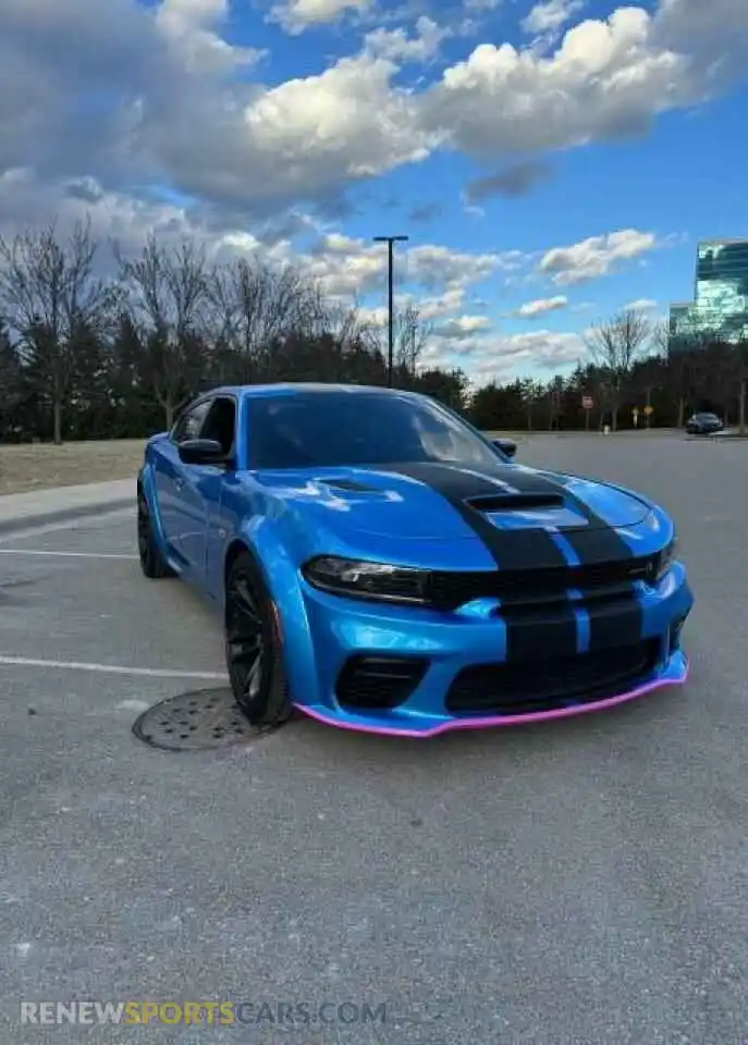 1 Photograph of a damaged car 2C3CDXGJ8PH625037 DODGE CHARGER 2023