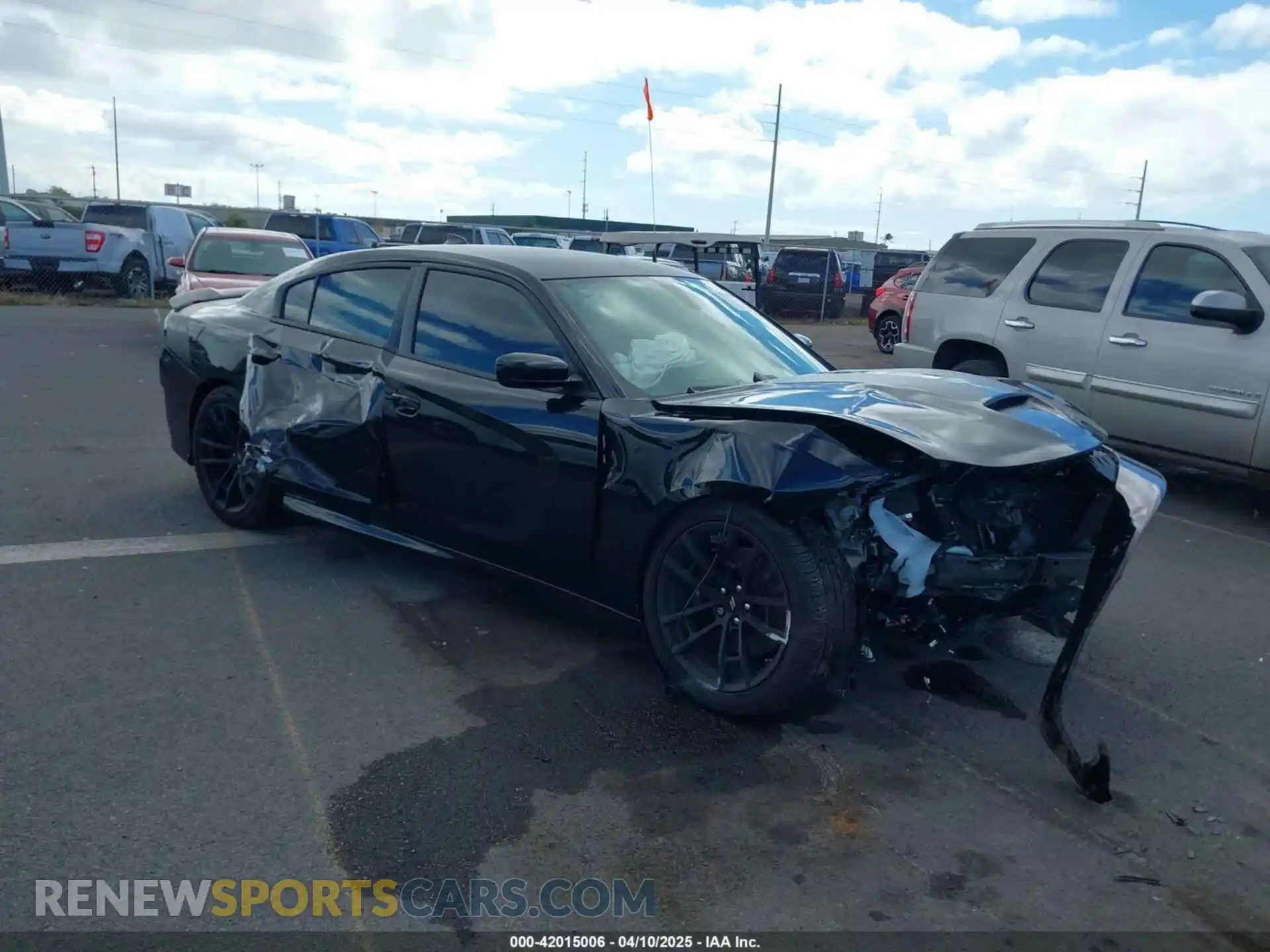 1 Photograph of a damaged car 2C3CDXGJ8PH646034 DODGE CHARGER 2023