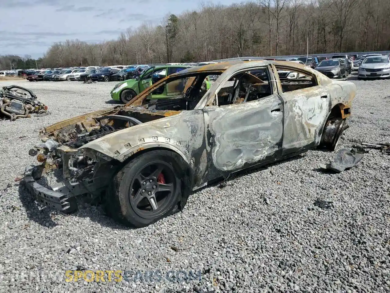 1 Photograph of a damaged car 2C3CDXGJ8PH659365 DODGE CHARGER 2023