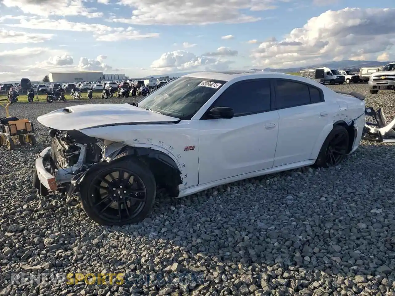1 Photograph of a damaged car 2C3CDXGJ8PH660144 DODGE CHARGER 2023