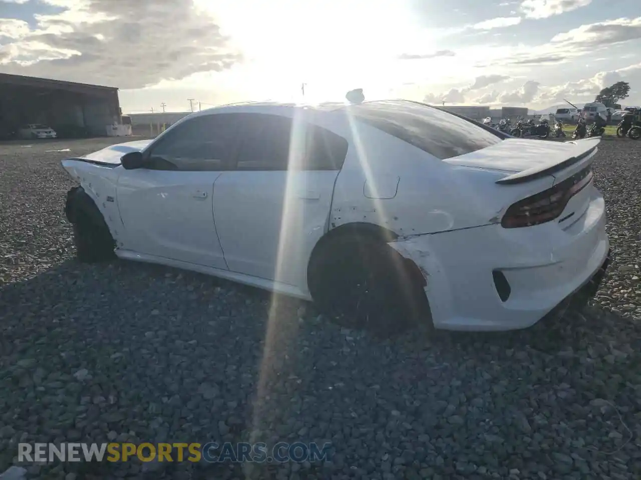 2 Photograph of a damaged car 2C3CDXGJ8PH660144 DODGE CHARGER 2023