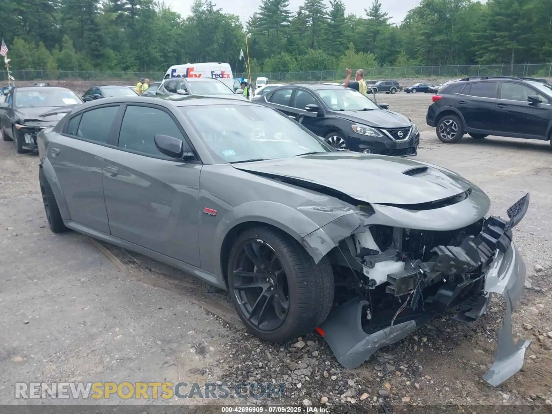 1 Photograph of a damaged car 2C3CDXGJ8PH684766 DODGE CHARGER 2023
