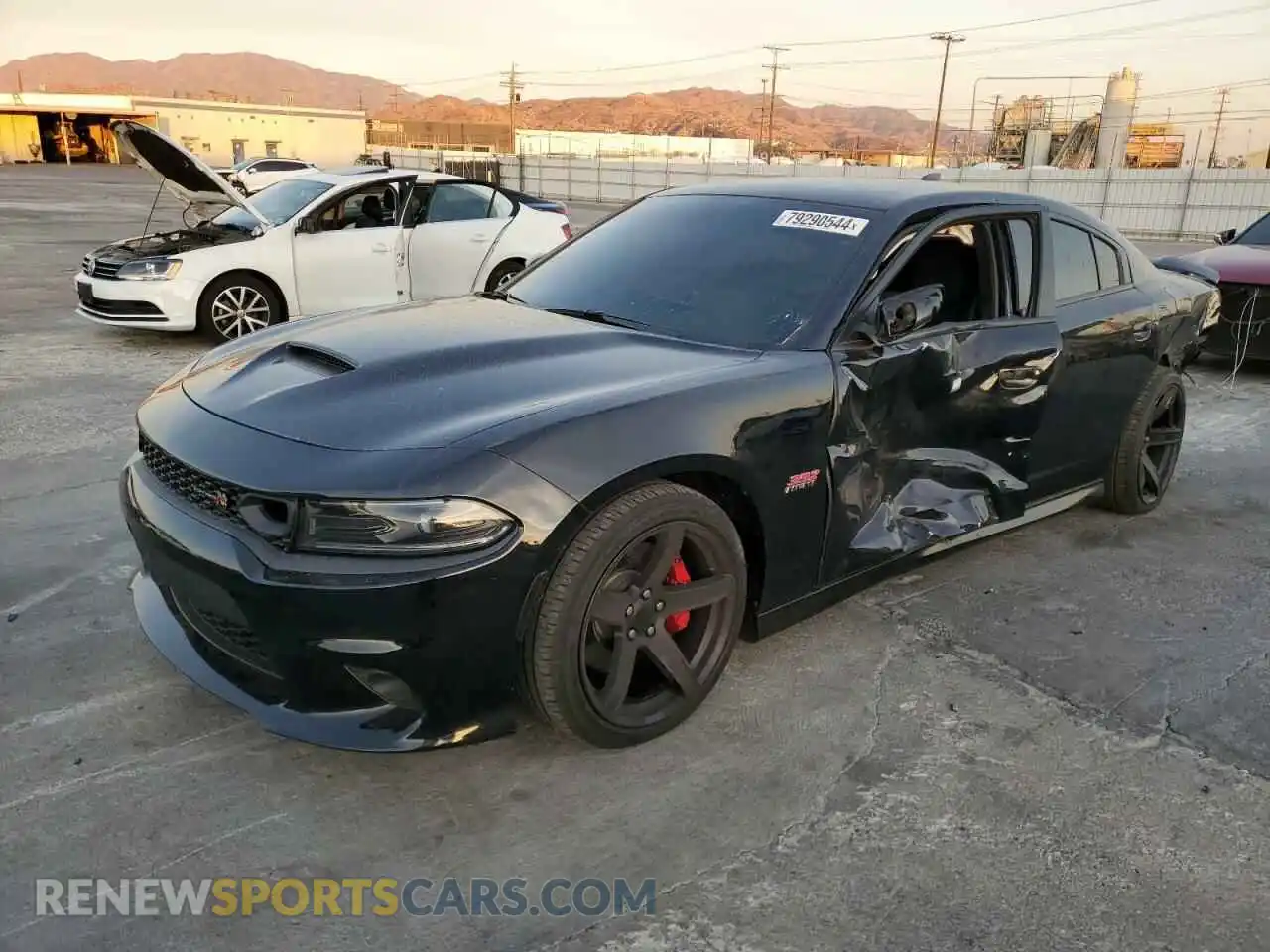 1 Photograph of a damaged car 2C3CDXGJ9PH534603 DODGE CHARGER 2023