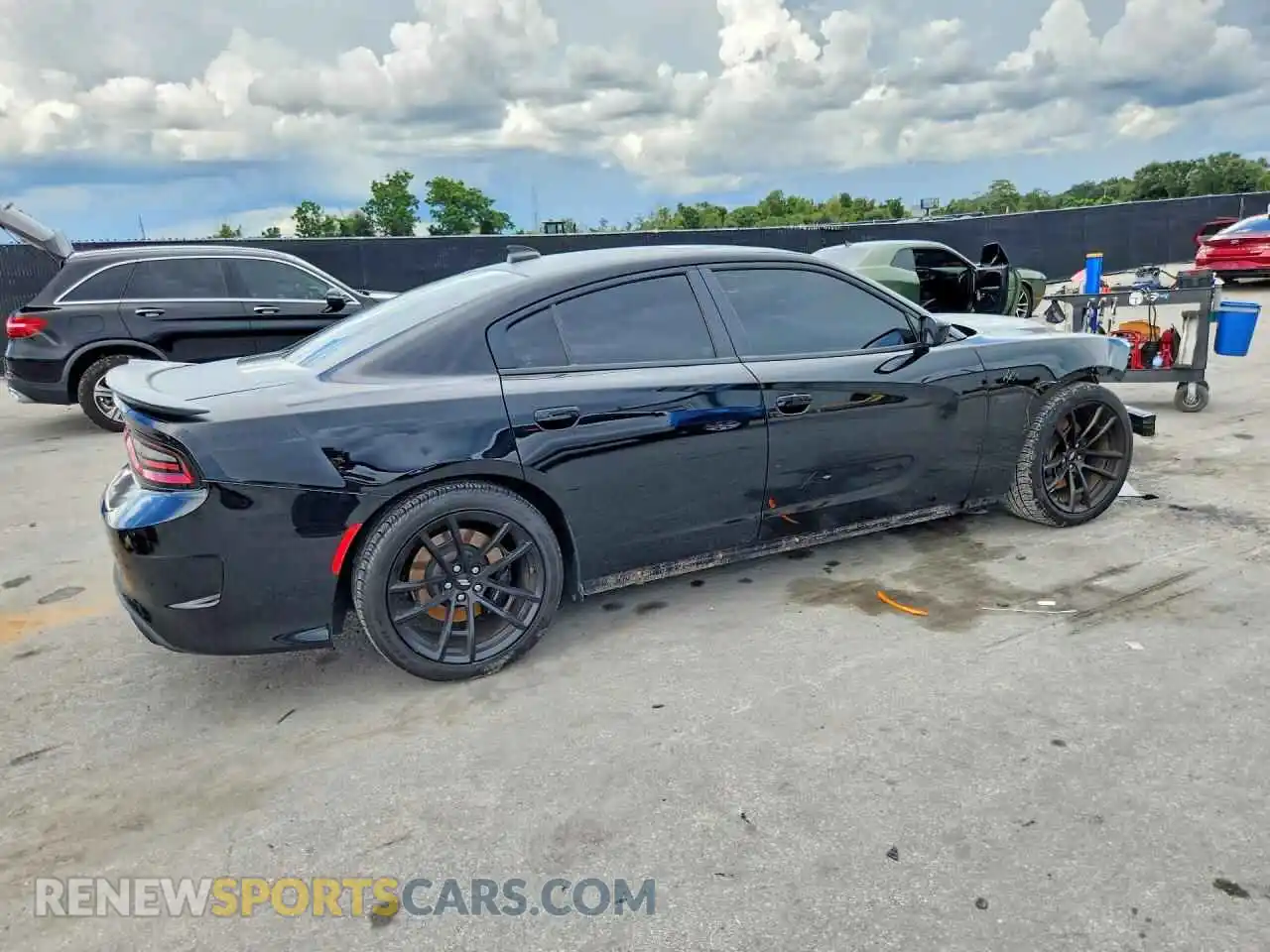 3 fotografías del automóvil dañado 2C3CDXGJ9PH598527 DODGE CHARGER 2023