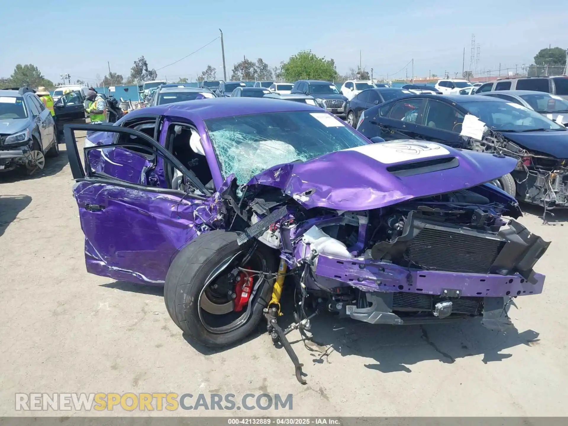 1 Photograph of a damaged car 2C3CDXGJ9PH649105 DODGE CHARGER 2023